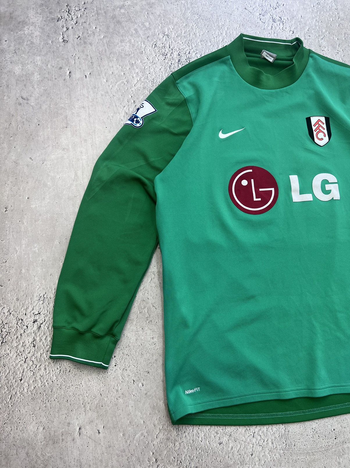 Nike × Vintage 09/10 Fulham Jersey goalkeeper ZUBI blokecore long sleeve Size US XL / EU 56 / 4 - 2 Thumbnail
