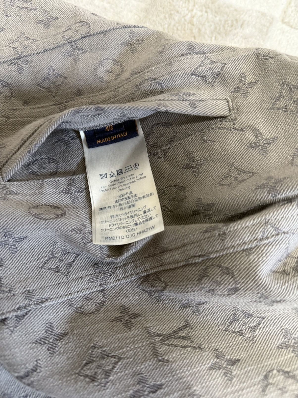 Louis Vuitton Louis Vuitton Monogram Grey Denim Trucker Jacket Size US M / EU 48-50 / 2 - 4 Thumbnail