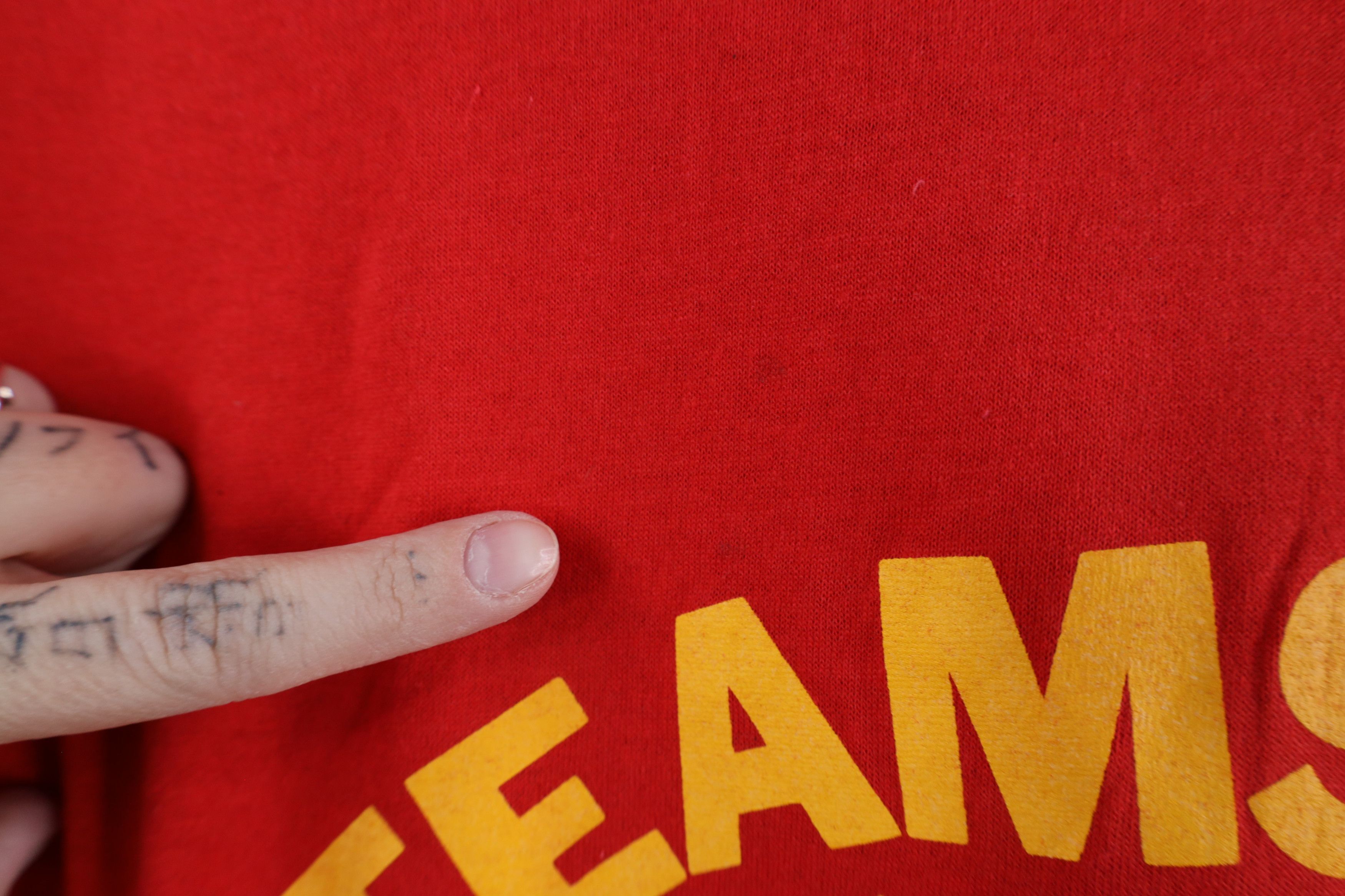 Vintage Vintage 70s Spell Out Local 20 Teamsters Union T-Shirt USA Size US XXL / EU 58 / 5 - 6 Thumbnail