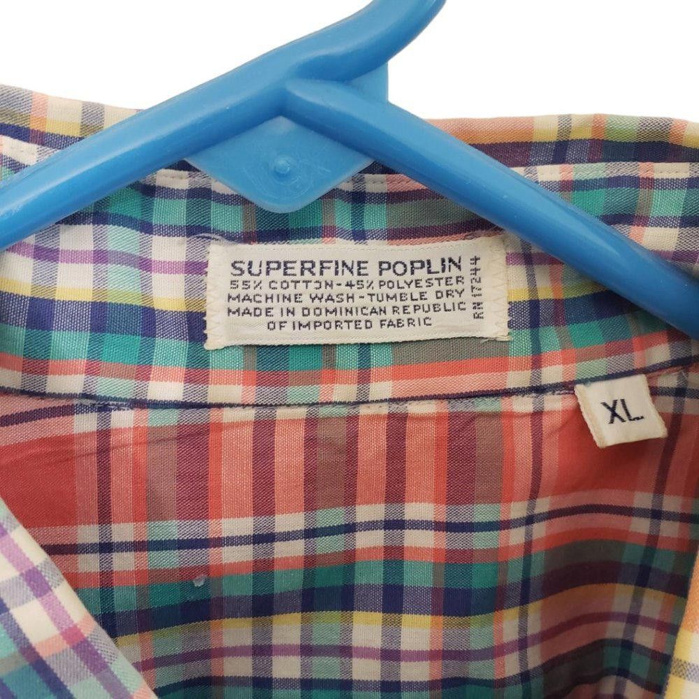 Designer CT468 Superfine Poplin Multi-color Men's Plaid Shirt XL Size US XL / EU 56 / 4 - 2 Thumbnail
