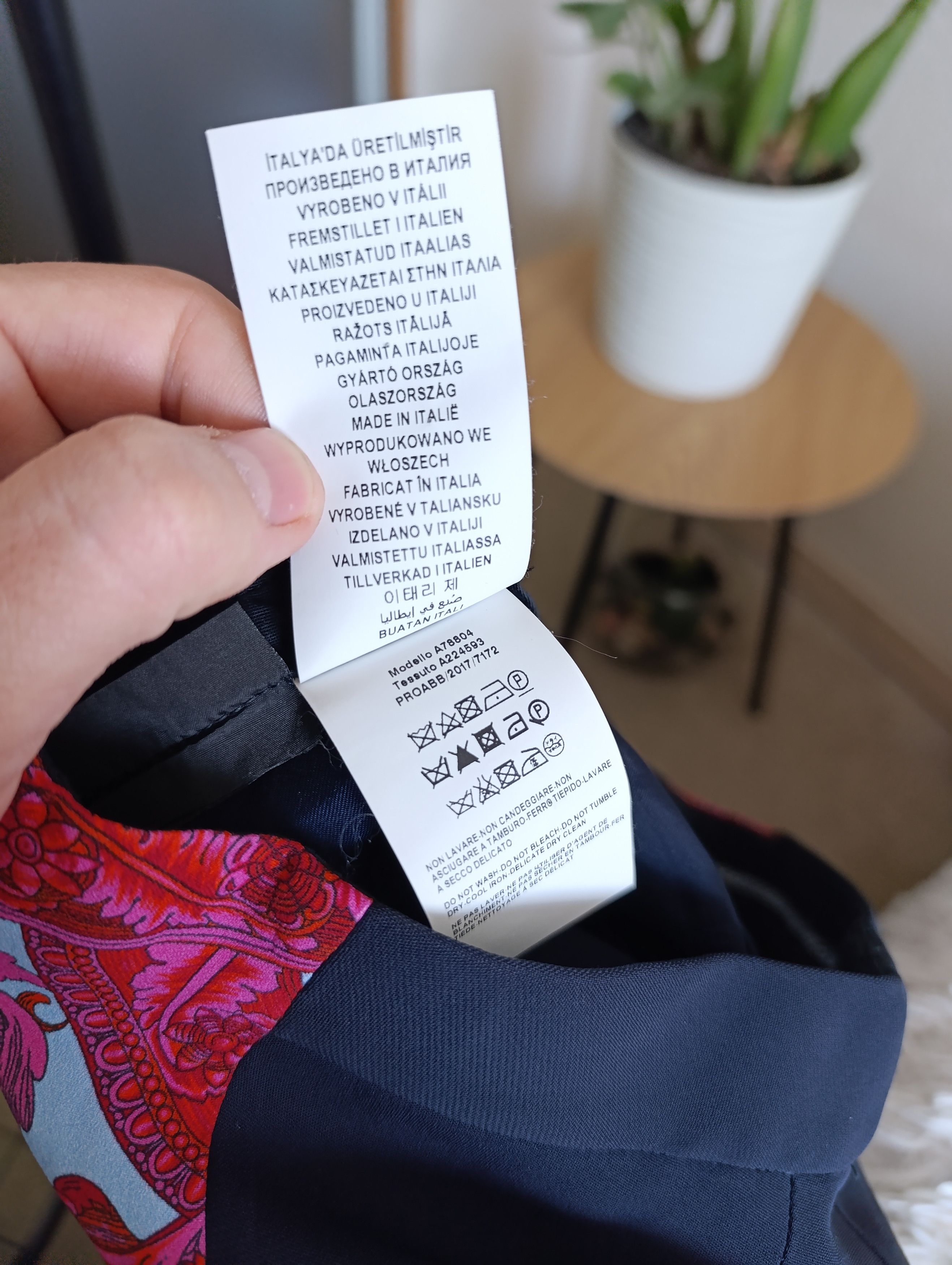 Versace × Versace Jeans Couture GIANNI VERSACE WOMENS Flared VISCOSE PANTS FLORAL PRINT Size 26" / US 2 / IT 38 - 22 Thumbnail