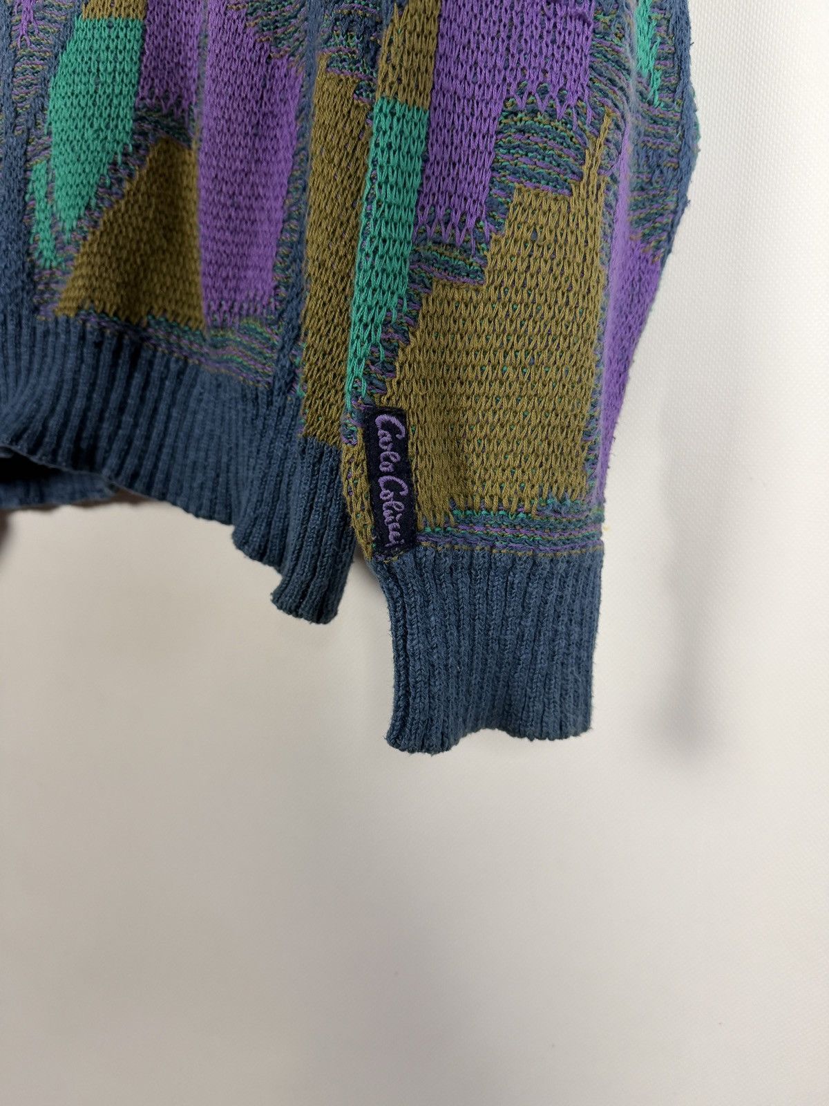 Carlo Colucci Carlo Colucci Moda Uomo Vintage V-Neck Knit Sweater Size 54 Size US L / EU 52-54 / 3 - 6 Thumbnail