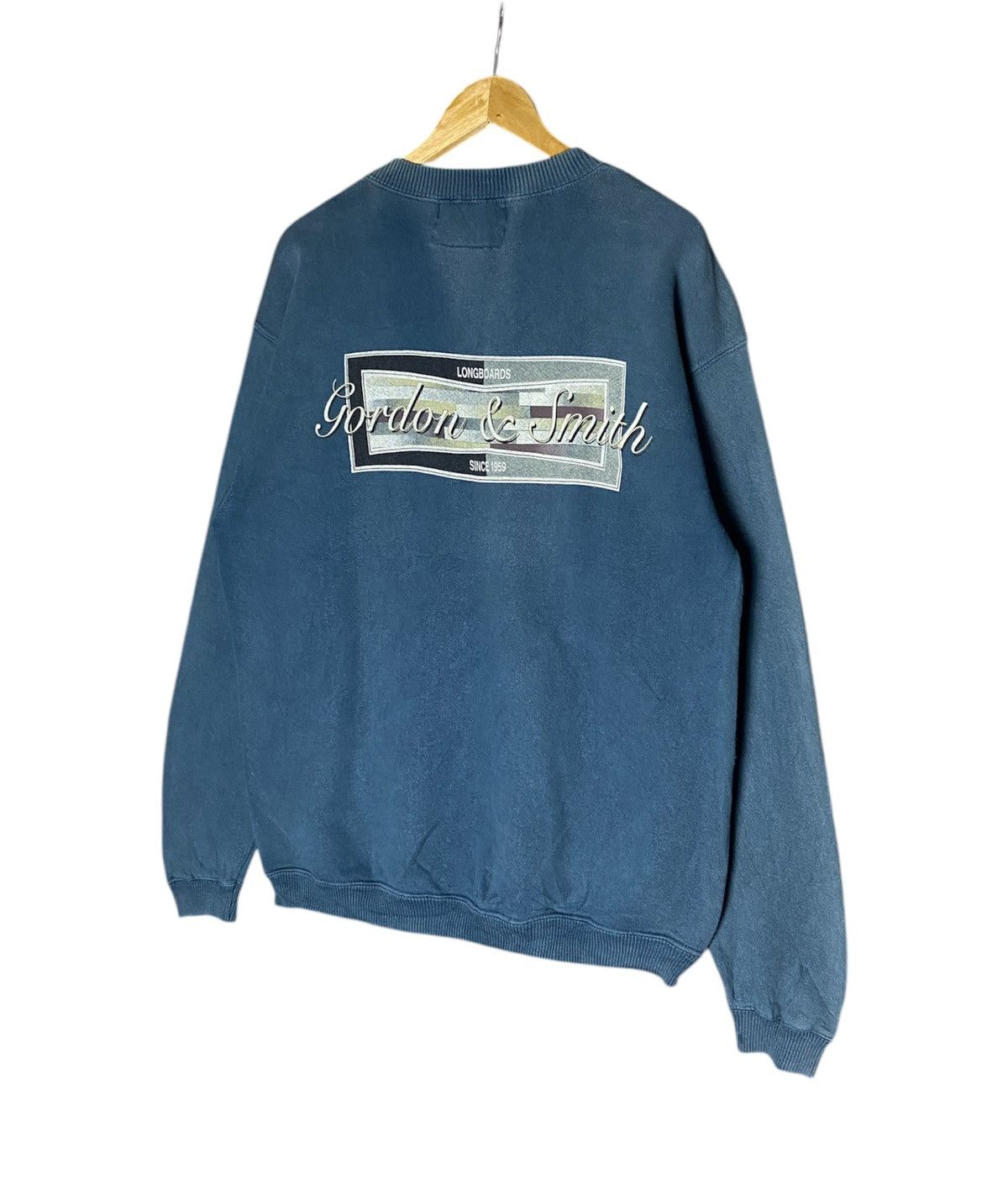 Vintage Vintage Gordon & Smith Sunfaded Sweatshirt Size US L / EU 52-54 / 3 - 4 Thumbnail