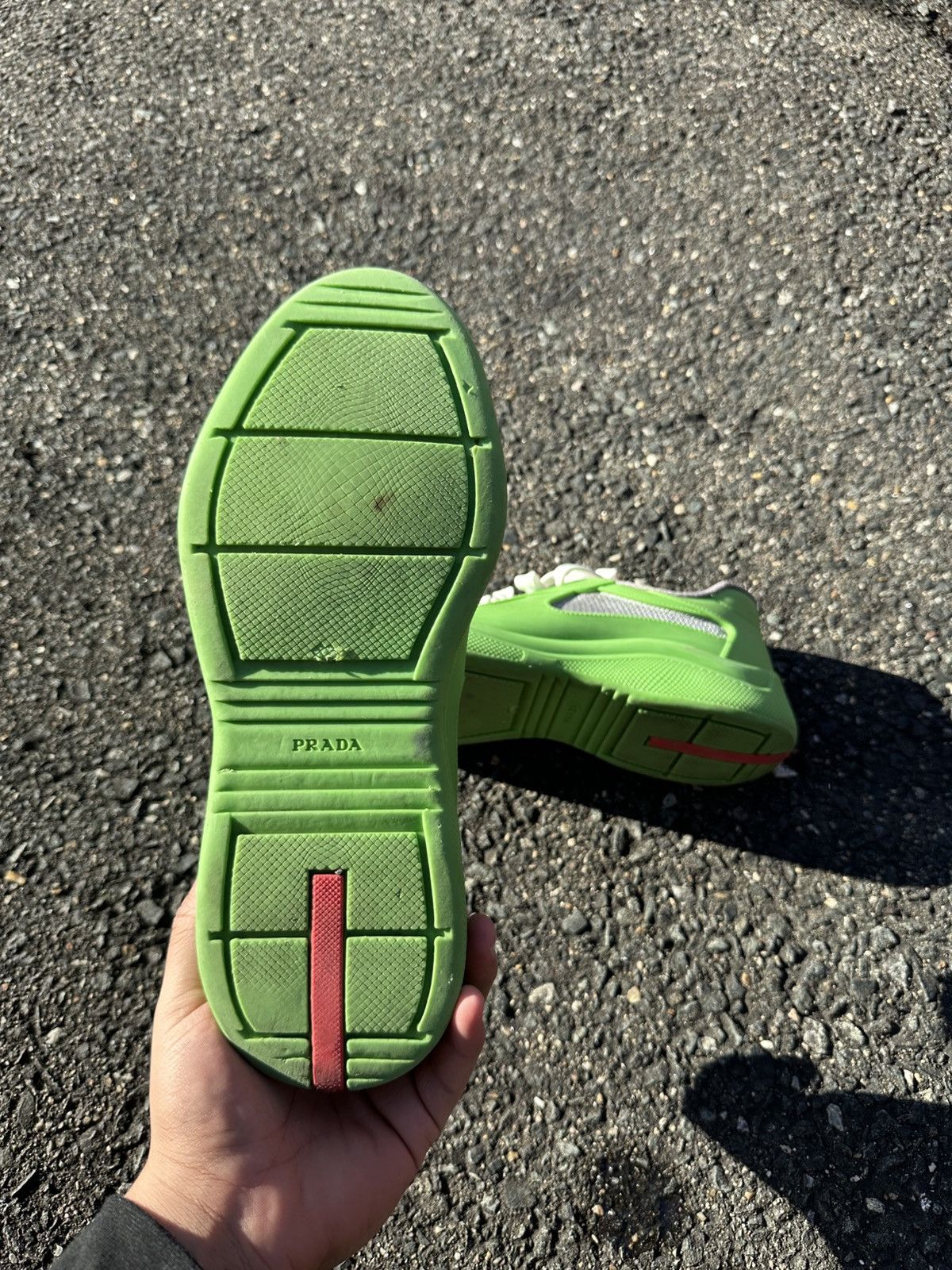 Prada Prada America’s Cup Soft Rubber Green Size US 7 / EU 40 - 5 Thumbnail