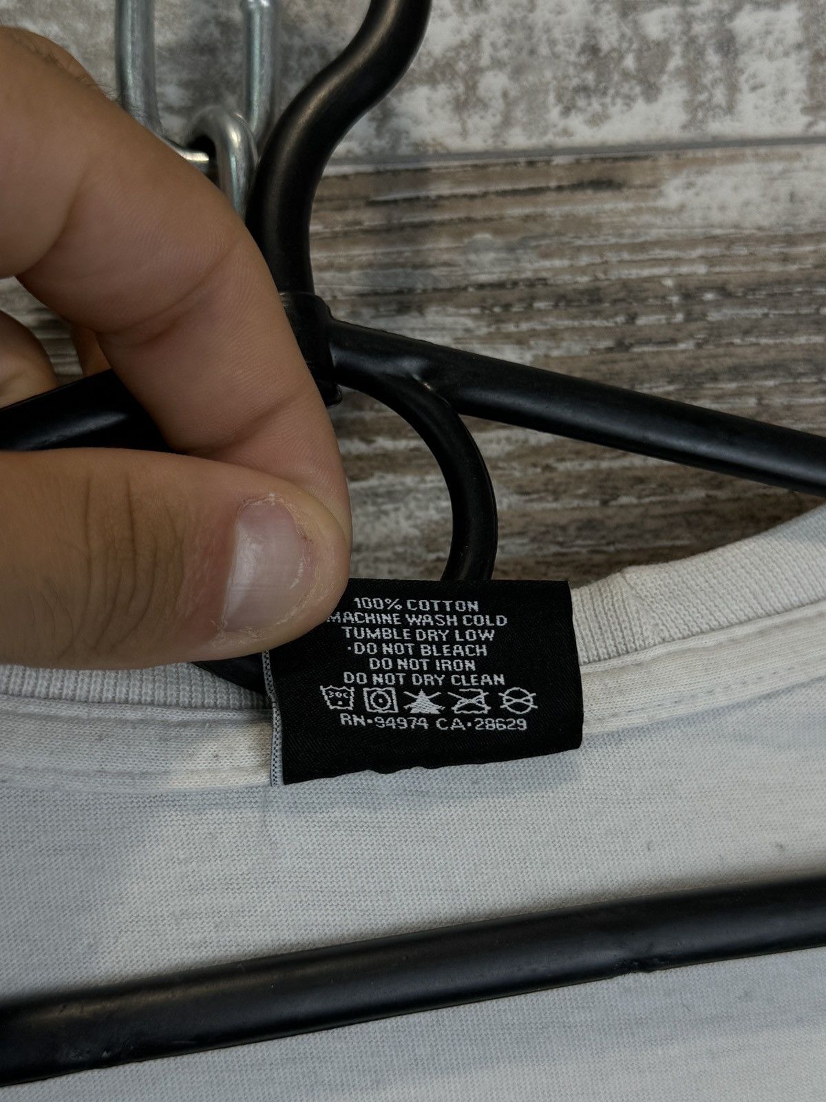 Stussy × Vintage Mens Vintage Stussy T-shirt distressed tee y2k rare big logo Size US L / EU 52-54 / 3 - 8 Thumbnail