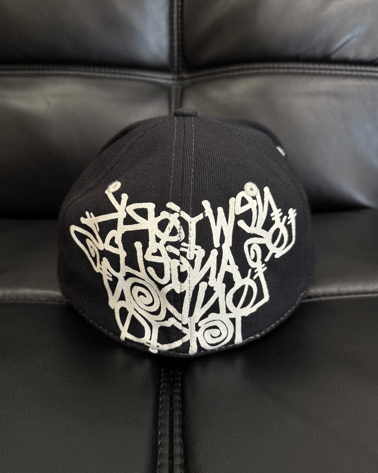 Stussy × Vintage Rare Vintage Stussy Graffiti World Tour Fitted Hat - M / 7 Size ONE SIZE - 5 Thumbnail