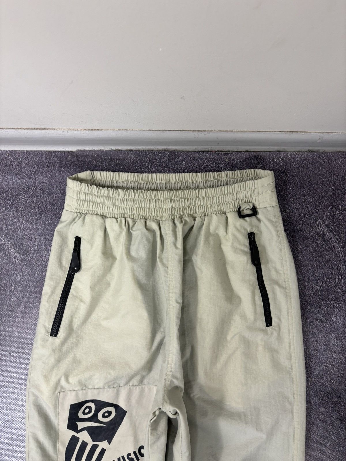 Japanese Brand Vintage Vision Y2K Beige Japanese Hype Baggy Nylon Pants Size US 34 / EU 50 - 11 Thumbnail