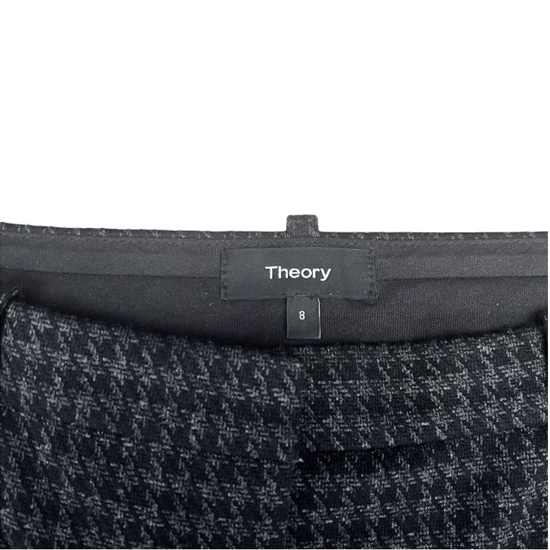 Theory Theory Tailored Trouser in Black/Gray | Size 8 Size 30" / US 8 / IT 44 - 3 Thumbnail