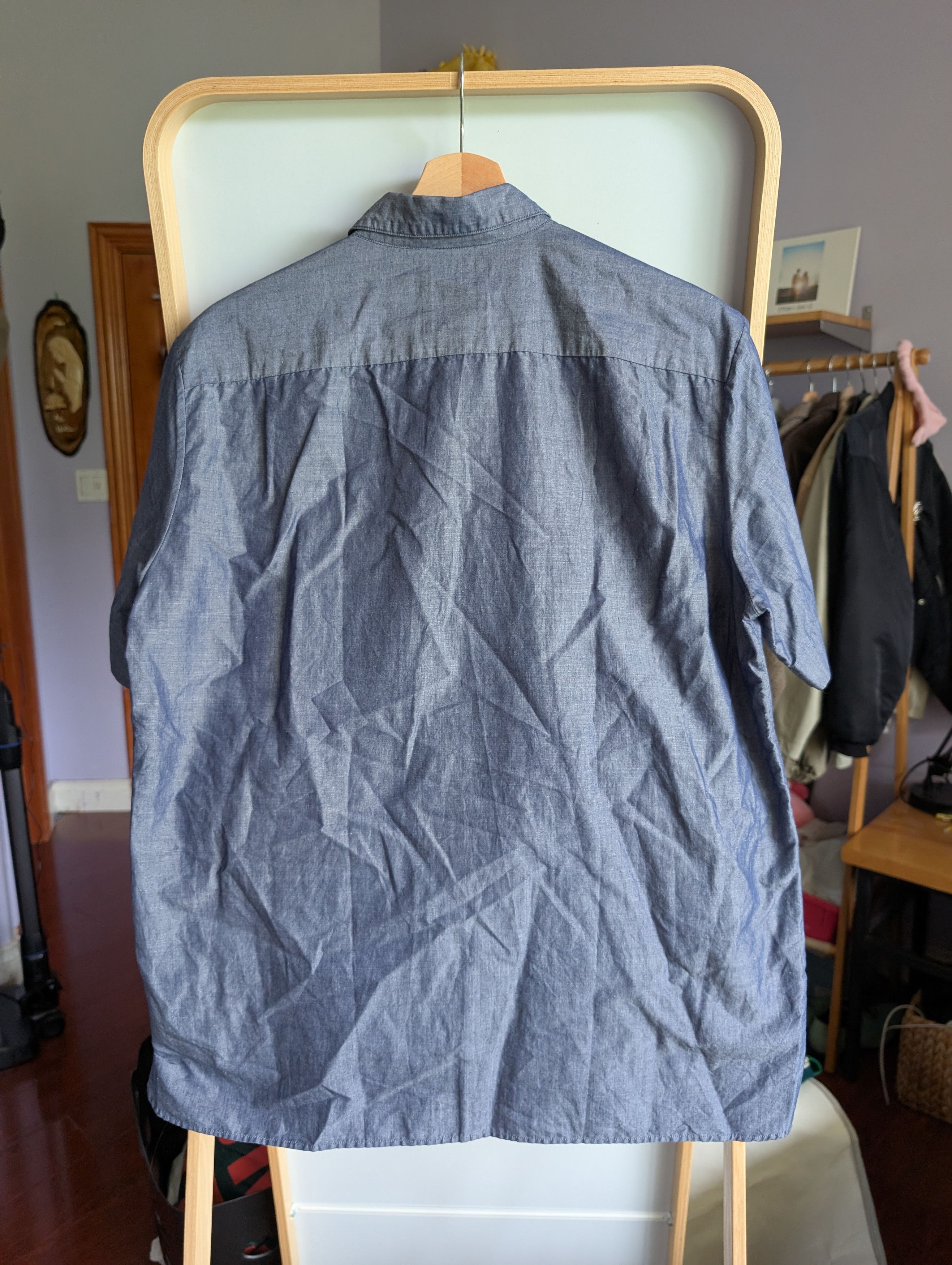 STILL BY HAND Linen cotton chambray shirt Size US M / EU 48-50 / 2 - 2 Thumbnail
