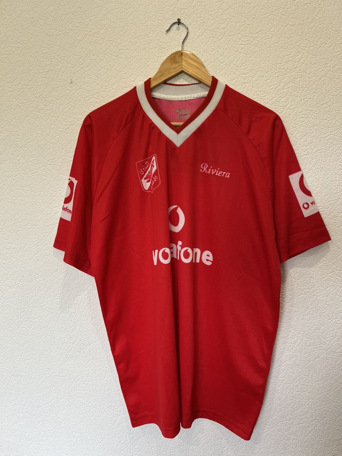 Vintage BELAL Al Ahly 2003 Home Kit Riviera Jersey Shirt Mens Size US XL / EU 56 / 4 - 1 Thumbnail