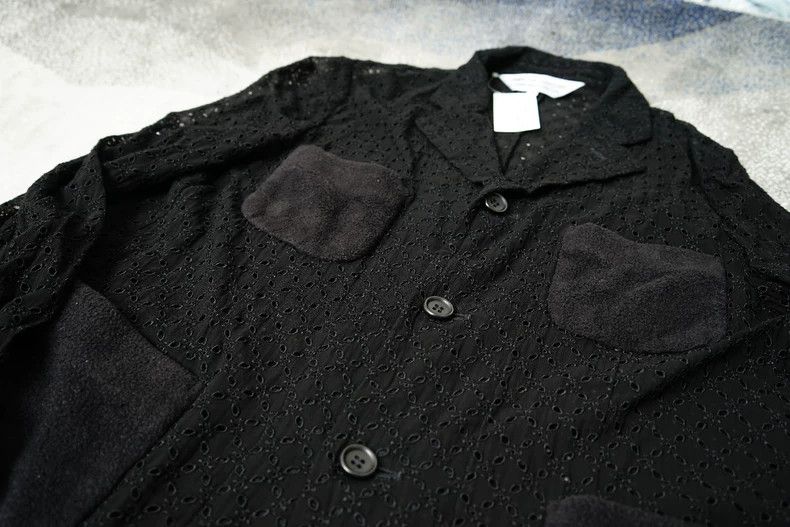 Comme des Garcons Comme des Garcons Rayon openwork embroidered jacket coat Size S / US 4 / IT 40 - 4 Thumbnail