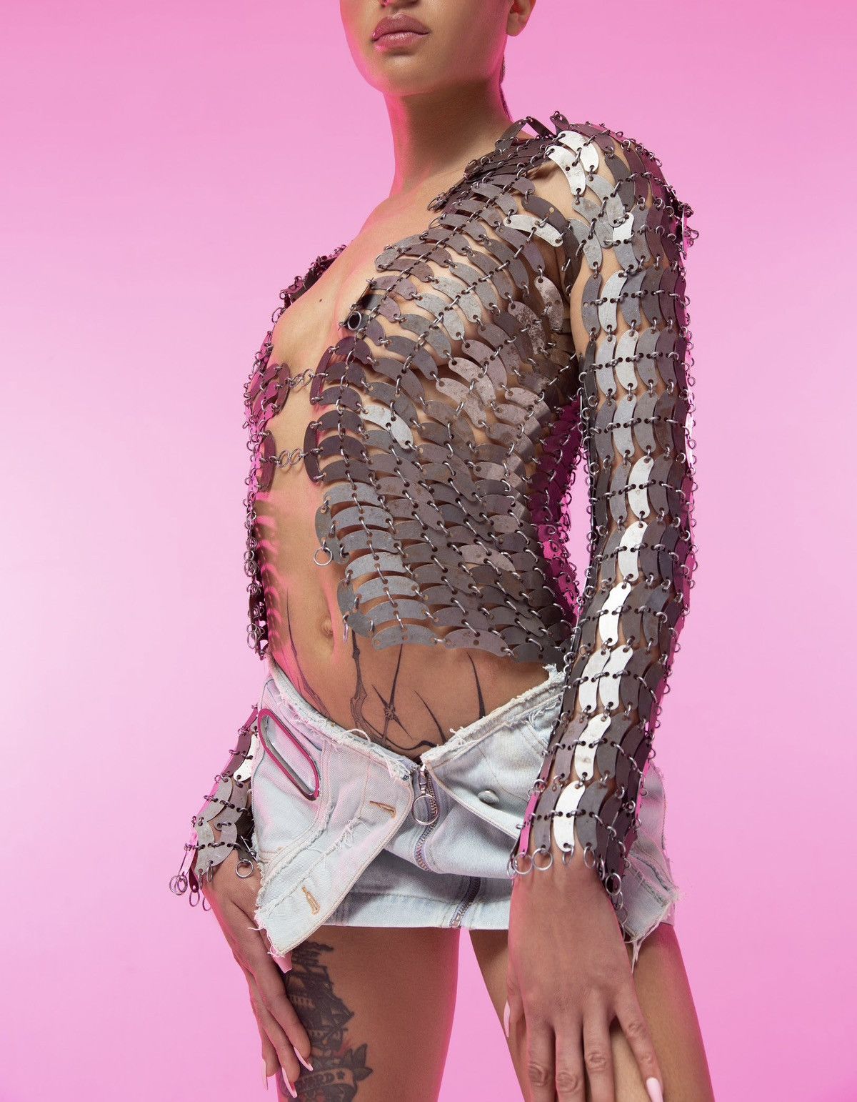 Designer × Other Chain armour shirt Size XS / US 0-2 / IT 36-38 - 2 Thumbnail