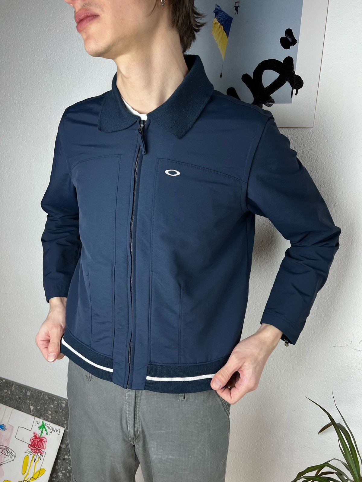Oakley × Vintage Vintage 90s OAKLEY Jacket Y2K lightweight bomber Size US S / EU 44-46 / 1 - 9 Thumbnail