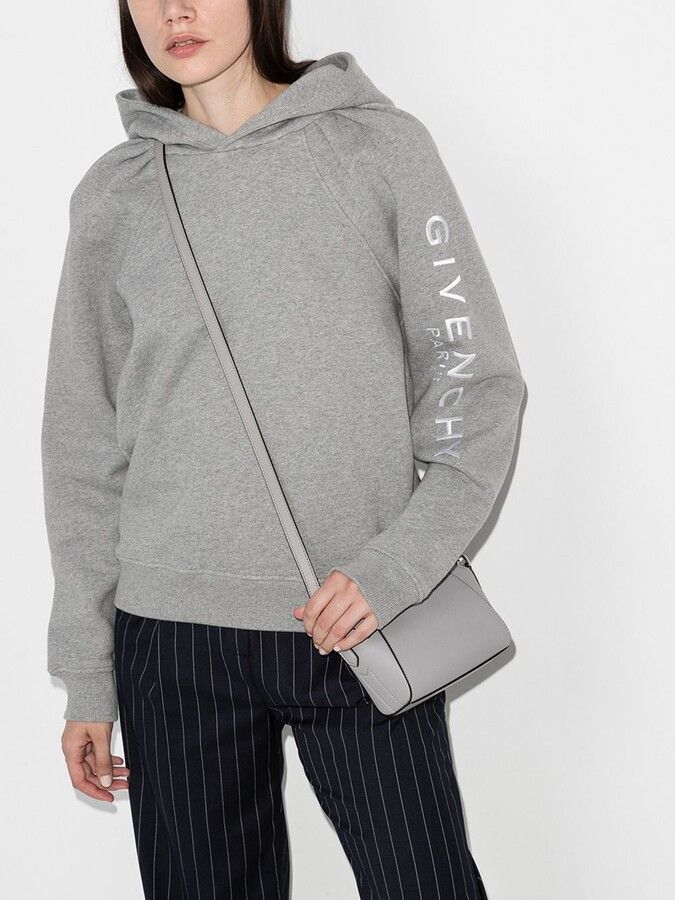 Givenchy o1mle0524 50 Logo Arm Hoodie in Grey Size XS / US 0-2 / IT 36-38 - 2 Thumbnail