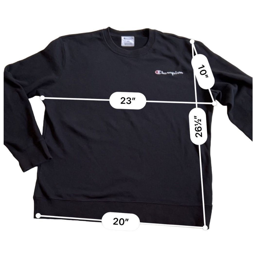 Champion Champion black sweatshirt size L Size US L / EU 52-54 / 3 - 3 Thumbnail