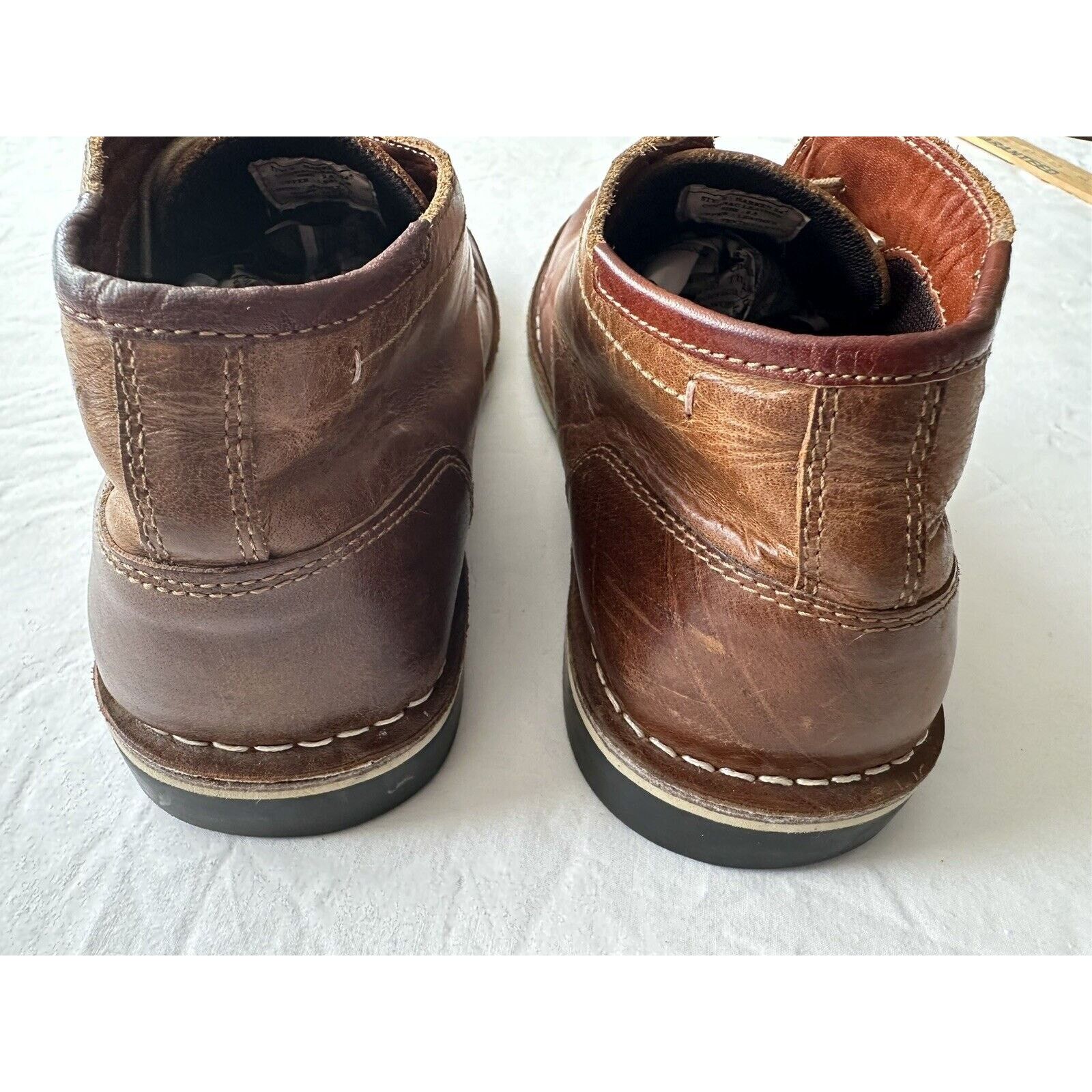 Steve Madden Steve Madden Harken Chukka Boot, Brown Leather Size 9.5 Size US 9.5 / EU 42-43 - 8 Thumbnail