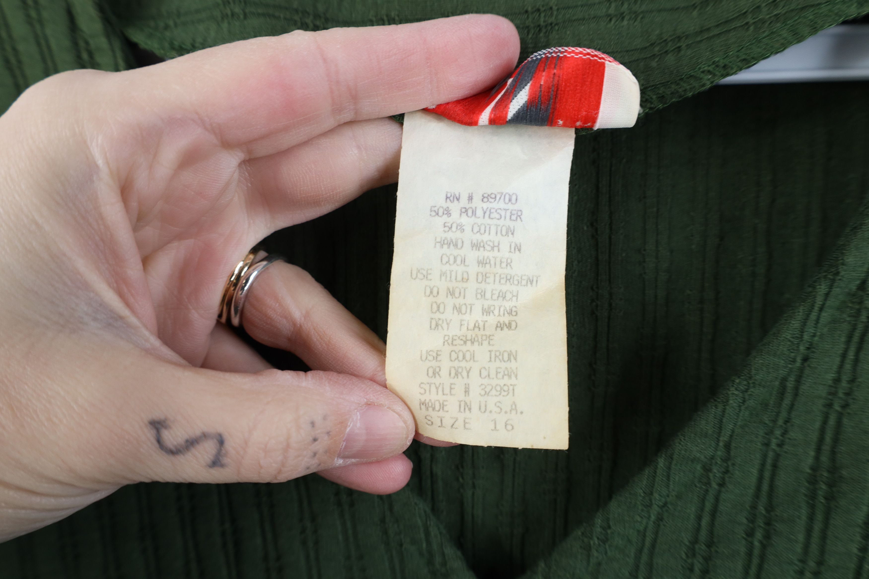 Vintage Vintage 90s Y2K Babydoll Ribbed Knit Cardigan Shirt USA Size XXL / US 16-18 / IT 52-54 - 6 Thumbnail