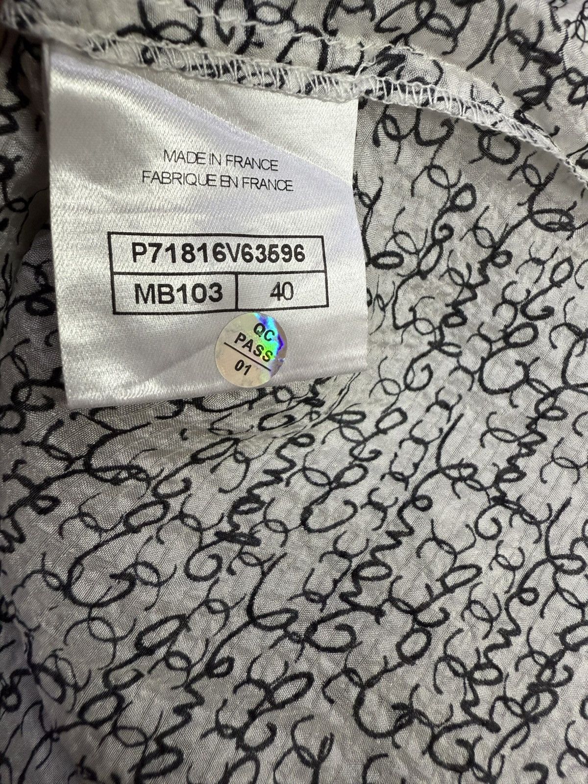 Chanel Chanel coco silk pleated longsleeve Size M / US 6-8 / IT 42-44 - 4 Thumbnail