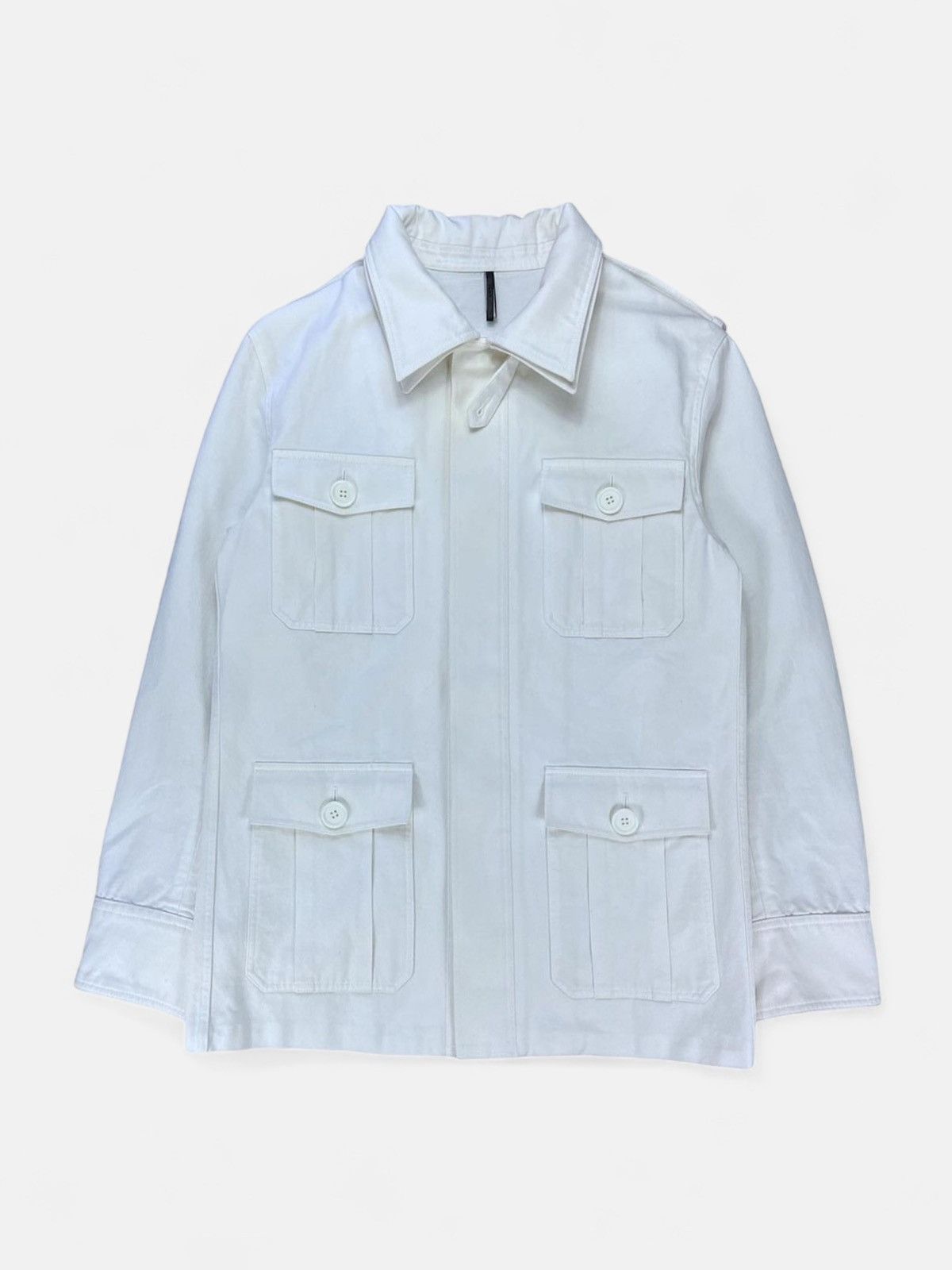 Dior × Hedi Slimane Dior Homme - SS05 Double Collar Wolves Patch M-65 Jacket Size US M / EU 48-50 / 2 - 2 Thumbnail