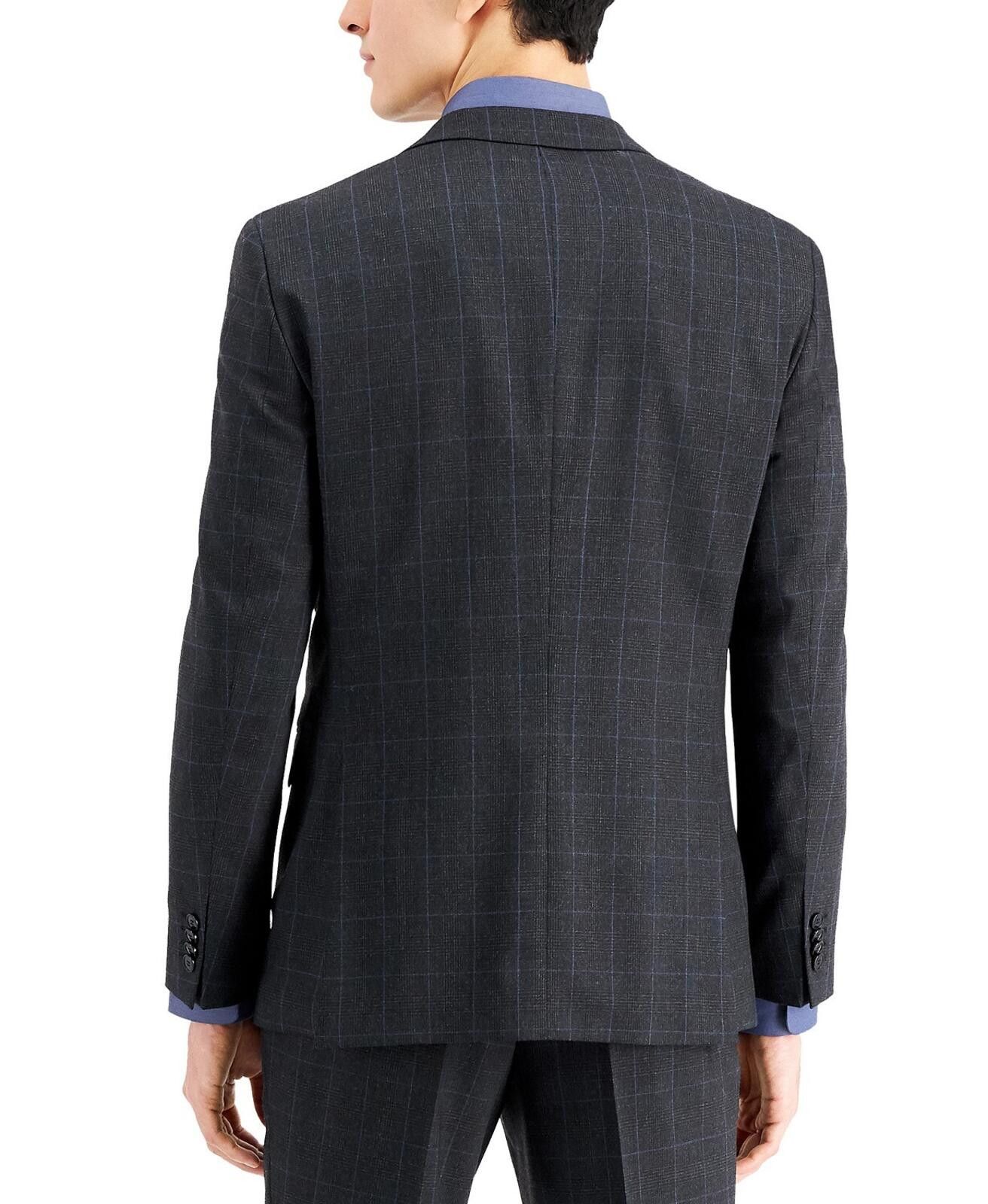 Hugo Boss HUGO Hugo Boss Wool Blend Classic Plaid Short Suit Jacket Size 40S - 2 Thumbnail