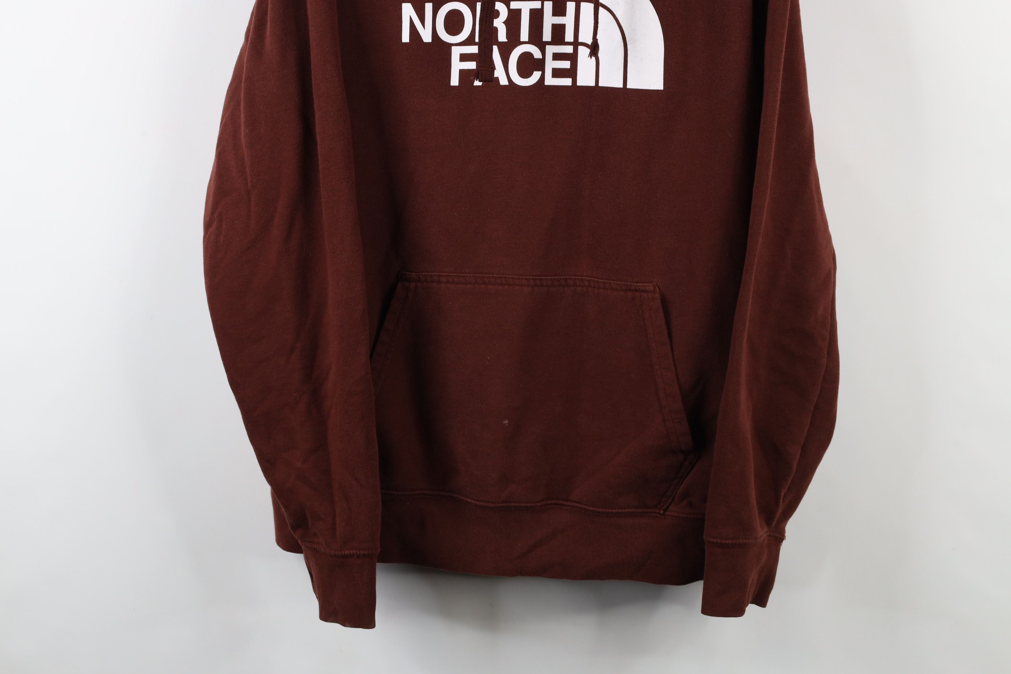 The North Face × Vintage Vintage The North Face Spell Out Big Logo Hoodie Brown Size US M / EU 48-50 / 2 - 3 Thumbnail