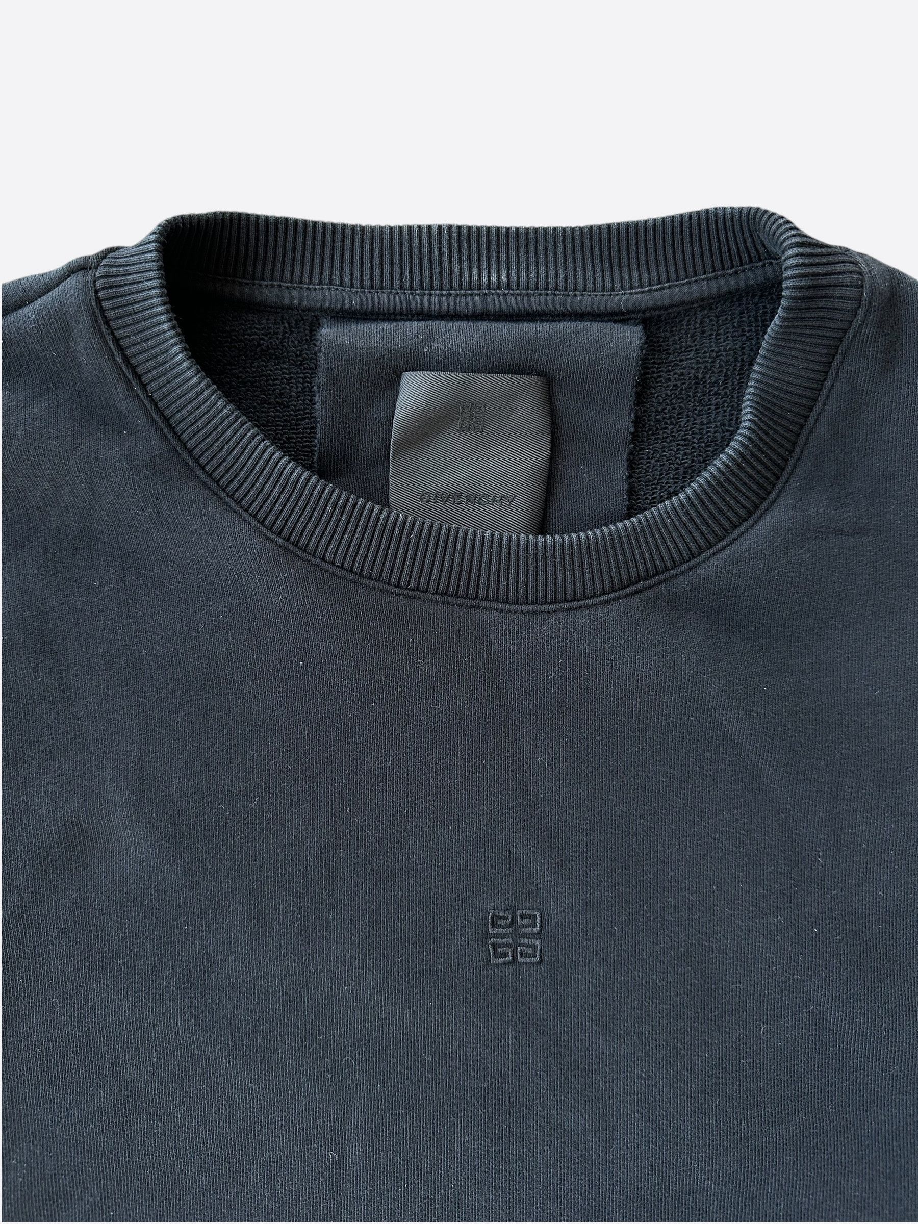 Givenchy Givenchy Black Mini Embroidered Logo Sweater Size US XXL / EU 58 / 5 - 3 Thumbnail