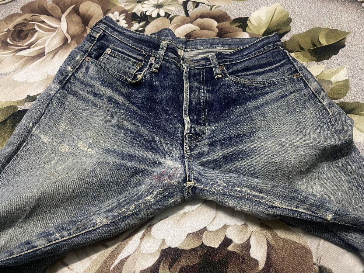 Japanese Brand Kapital Jeans Distressed Selvedge Size US 32 / EU 48 - 6 Thumbnail