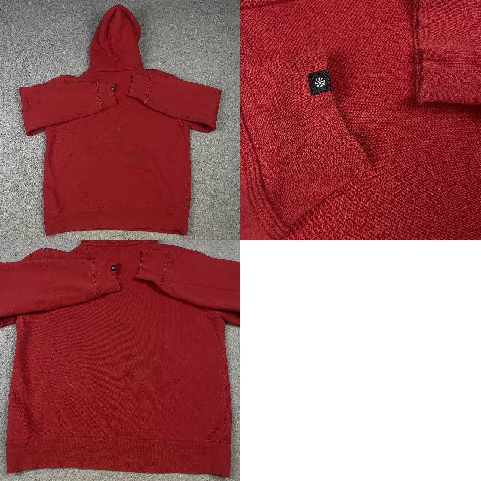 Nike VINTAGE Nike Sweatshirt Hoodie Adults M Red Embroidered Swoosh Pullover Nike Sportswear Size US M / EU 48-50 / 2 - 9 Thumbnail