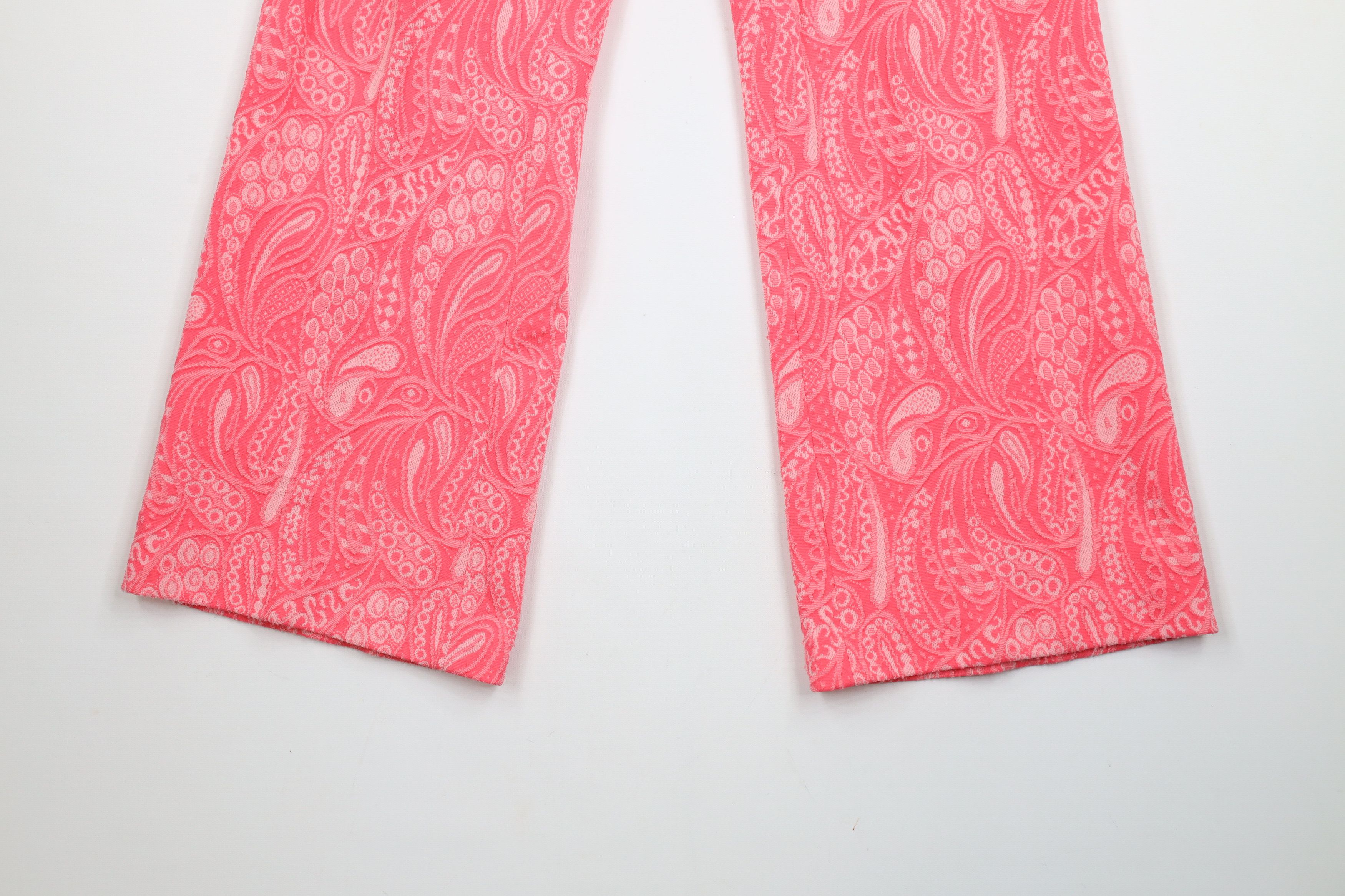 Vintage Vintage 70s 3 Piece Paisley Knit Skirt Bell Bottoms Suit Size XL / US 12-14 / IT 48-50 - 18 Thumbnail
