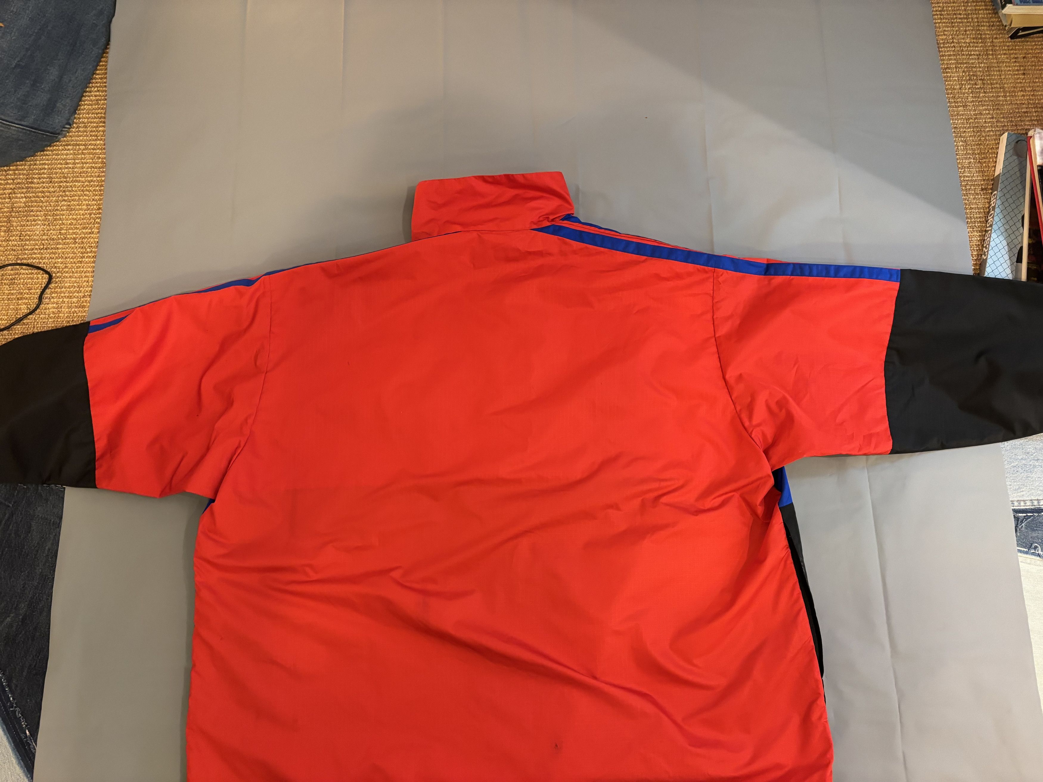 Balenciaga Coach jacket oversize Balenciaga rouge bleu noir Size US XL / EU 56 / 4 - 19 Thumbnail