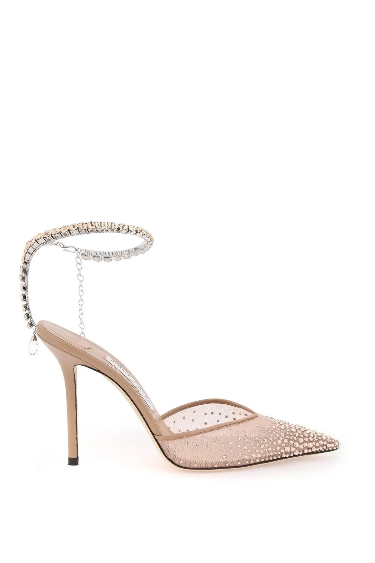 image of Jimmy Choo O1S22I1N1223 Saeda 100 Pumps In Pink Shoes, Women's (Size 11)