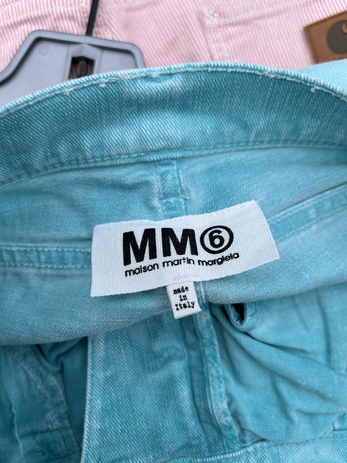 Maison Margiela Maison Martin Margiela MM6 Bleach Processed Slim Denim Jeans Size 26" / US 2 / IT 38 - 8 Thumbnail