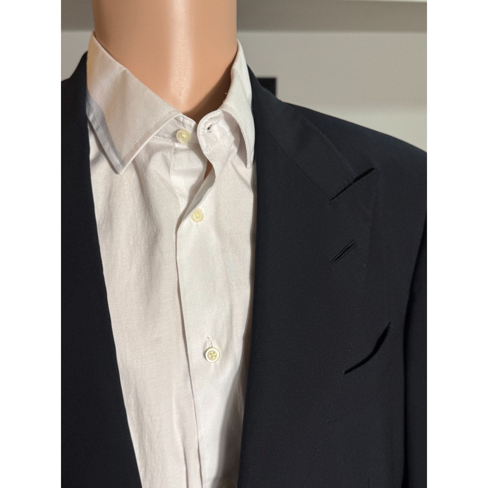 Tom Ford Tom Ford Navy Blue Wool Peak Lapel Suit Windsor 52R 42R Size 42R - 5 Thumbnail