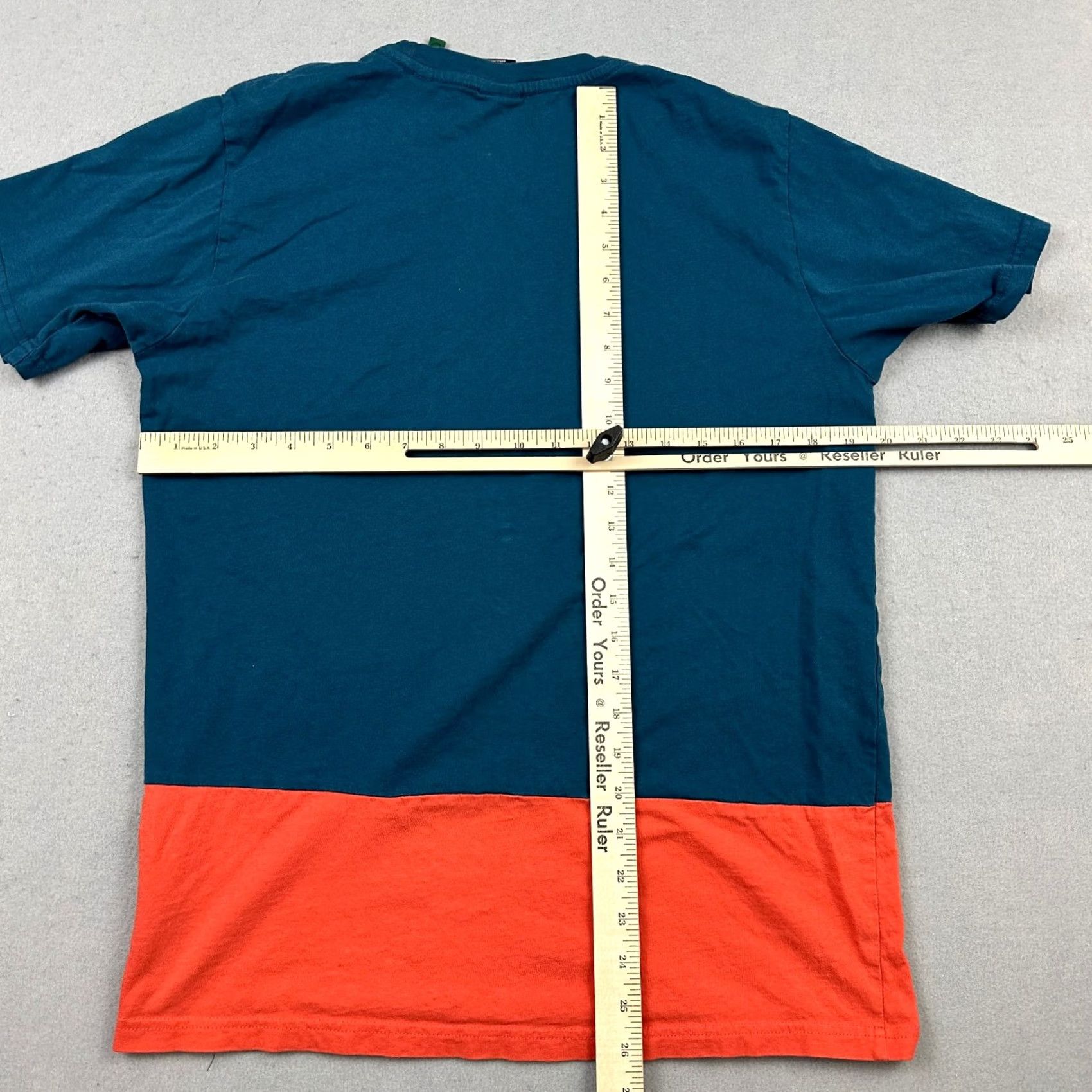 G-Star G-Star RAW Shirt Men Medium Blue Colorblock Logo RAW Originals Denim Crew Tee M Size US M / EU 48-50 / 2 - 4 Thumbnail