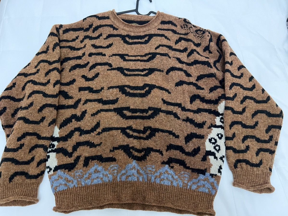 Kapital Kapital tiger wool knitwear crew sweater Size US L / EU 52-54 / 3 - 2 Thumbnail