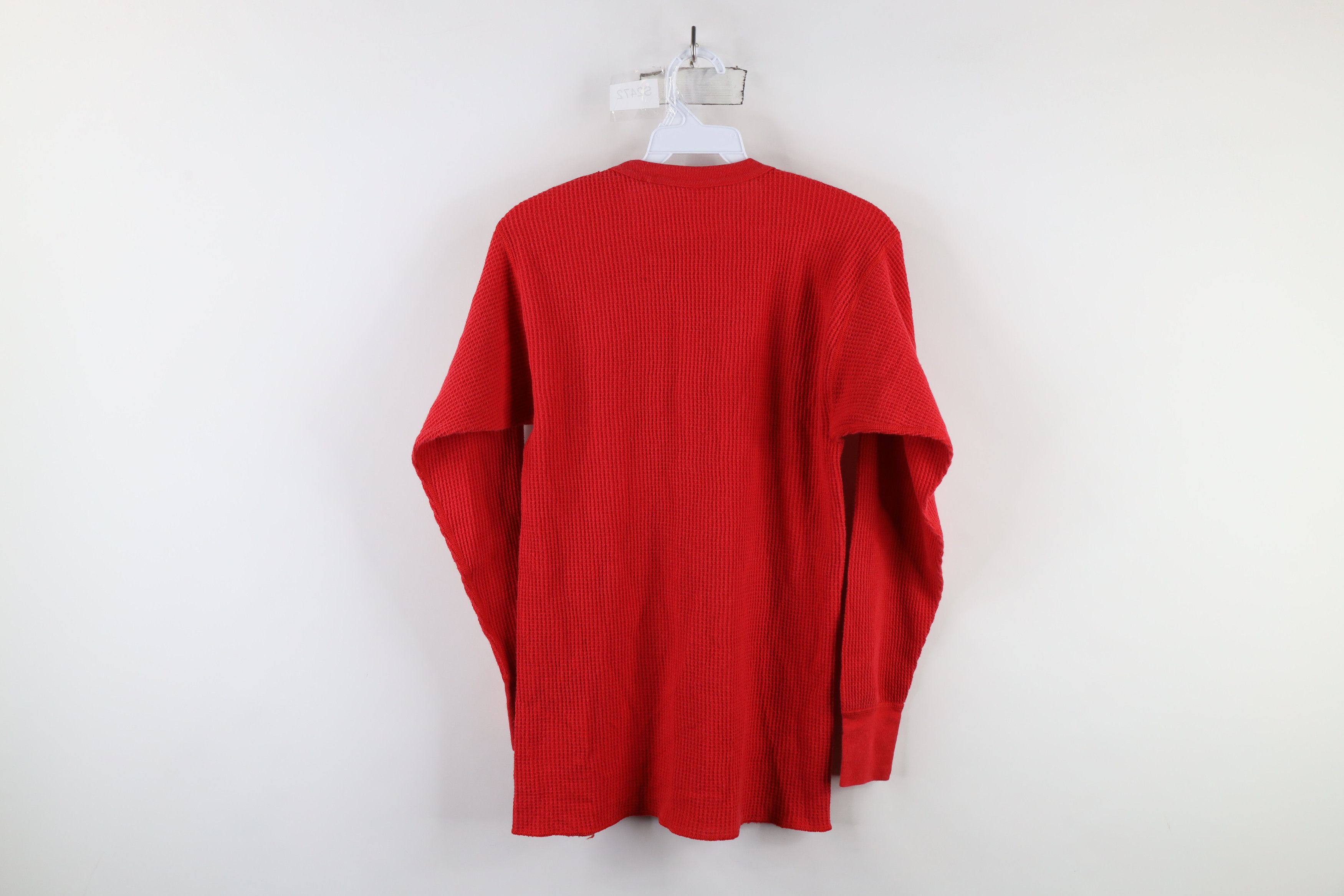 Vintage Vintage 70s Streetwear Waffle Knit Long Sleeve T-Shirt USA Size US M / EU 48-50 / 2 - 9 Thumbnail