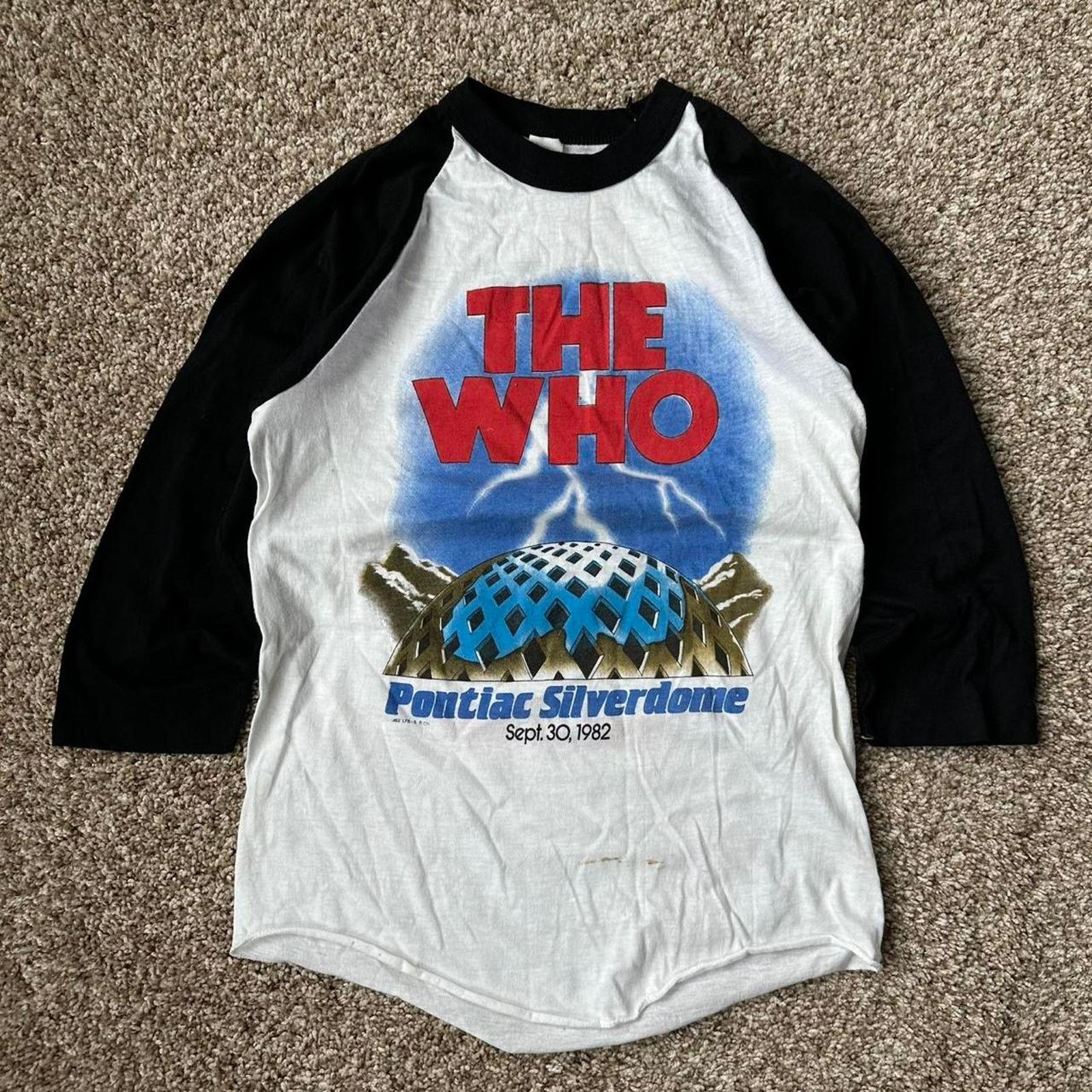 Band Tees × Vintage Vintage 80s Detroit The Clash The Who Band Tee Graphic Size US M / EU 48-50 / 2 - 2 Thumbnail
