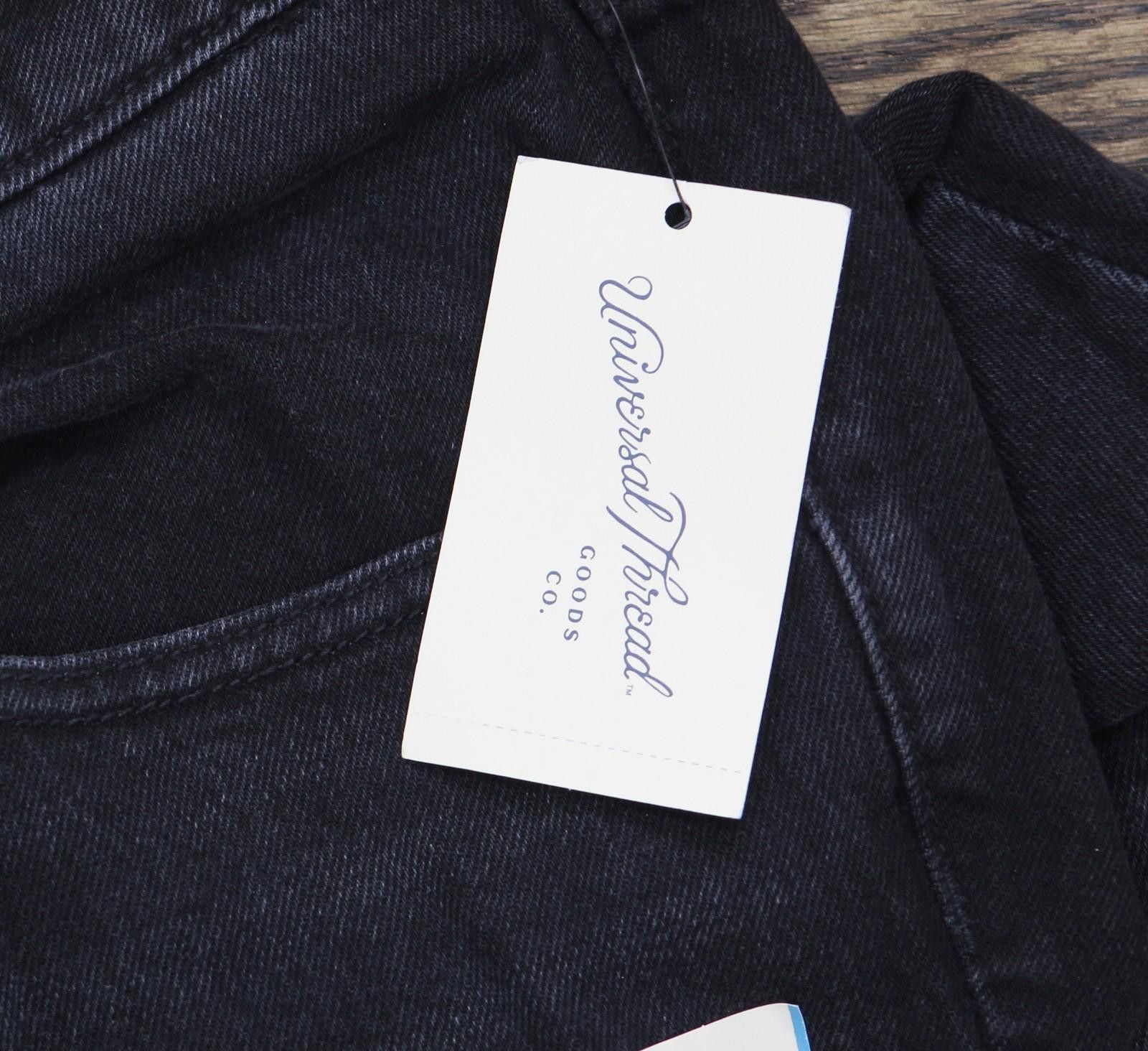 Designer Nwt Universal Thread Flare Jeans 89510034 Black Wash 17 Size 30" / US 8 / IT 44 - 3 Thumbnail