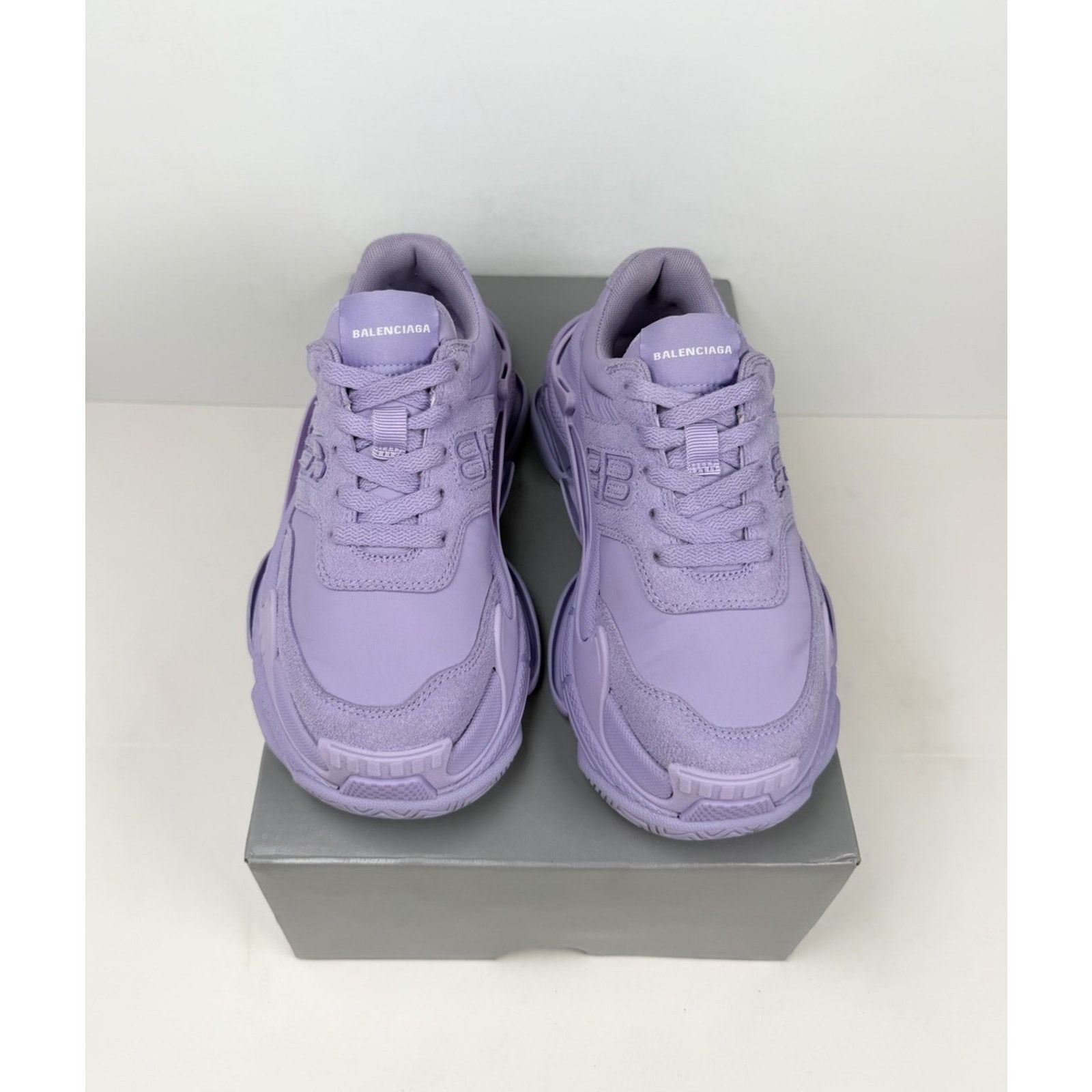 Balenciaga Size 34EU/4W - Balenciaga Triple S Nylon Lilac Size US 4 / IT 34 - 3 Thumbnail