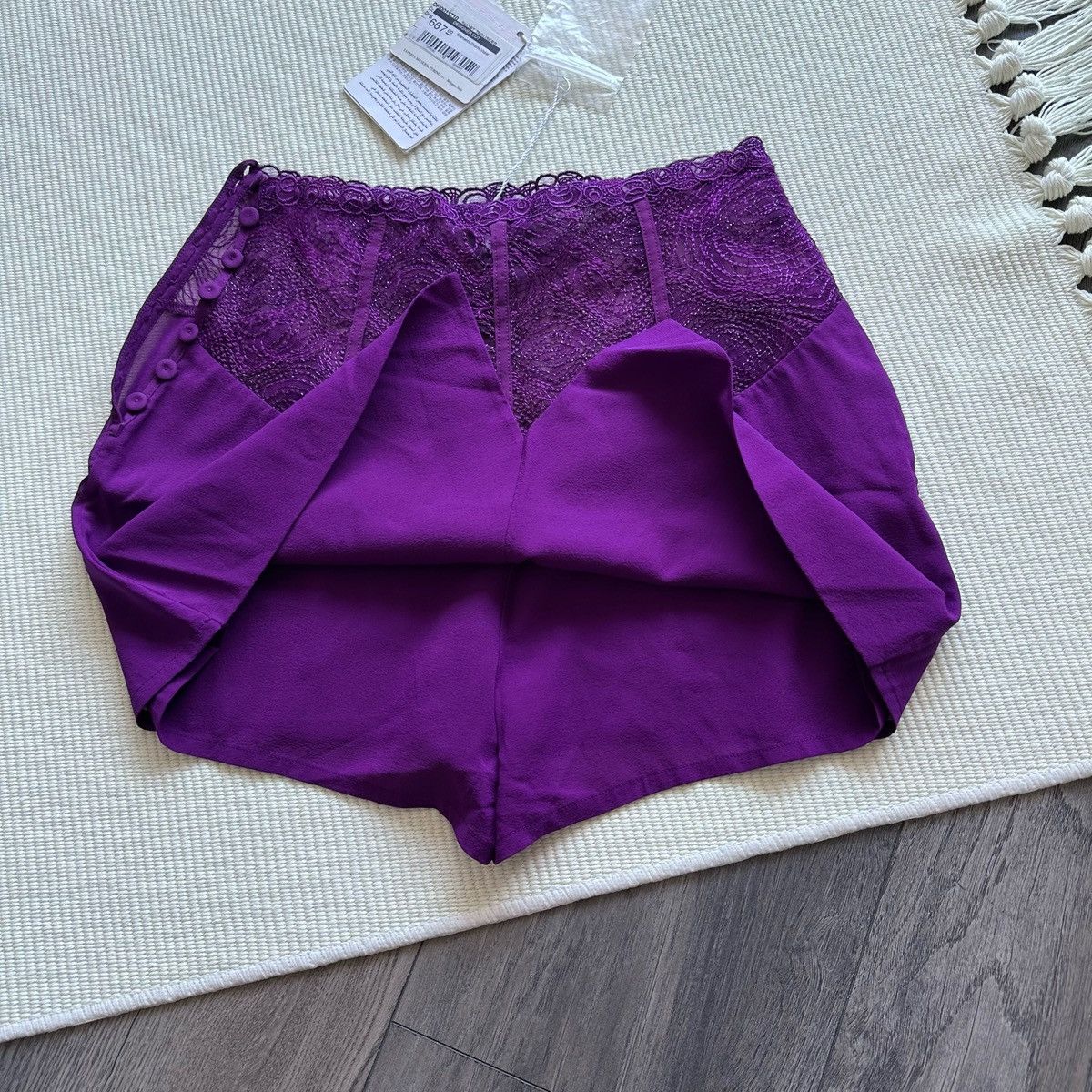 La Perla La Perla Elements Violet Shorts Size 25" / US 0 / IT 36 - 4 Thumbnail
