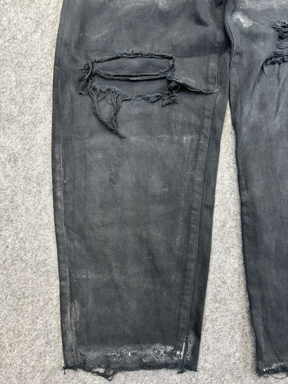 Japanese Brand Archival💥Jeanasis Distressed Balloon Released Hem Denim F925 Size US 27 - 6 Thumbnail