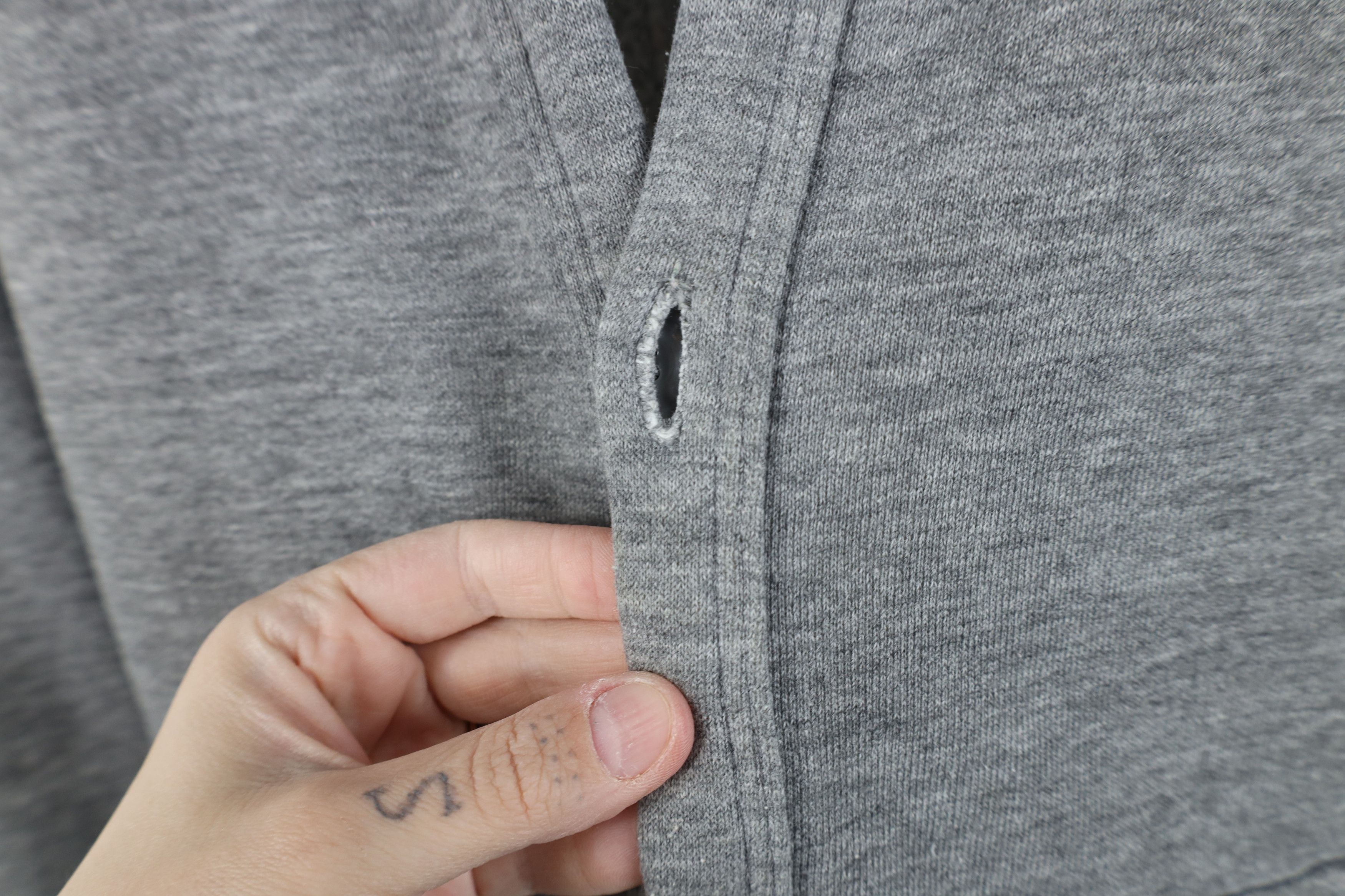Vintage Vintage 70s Streetwear Cardigan Sweatshirt Heather Gray USA Size US L / EU 52-54 / 3 - 5 Thumbnail