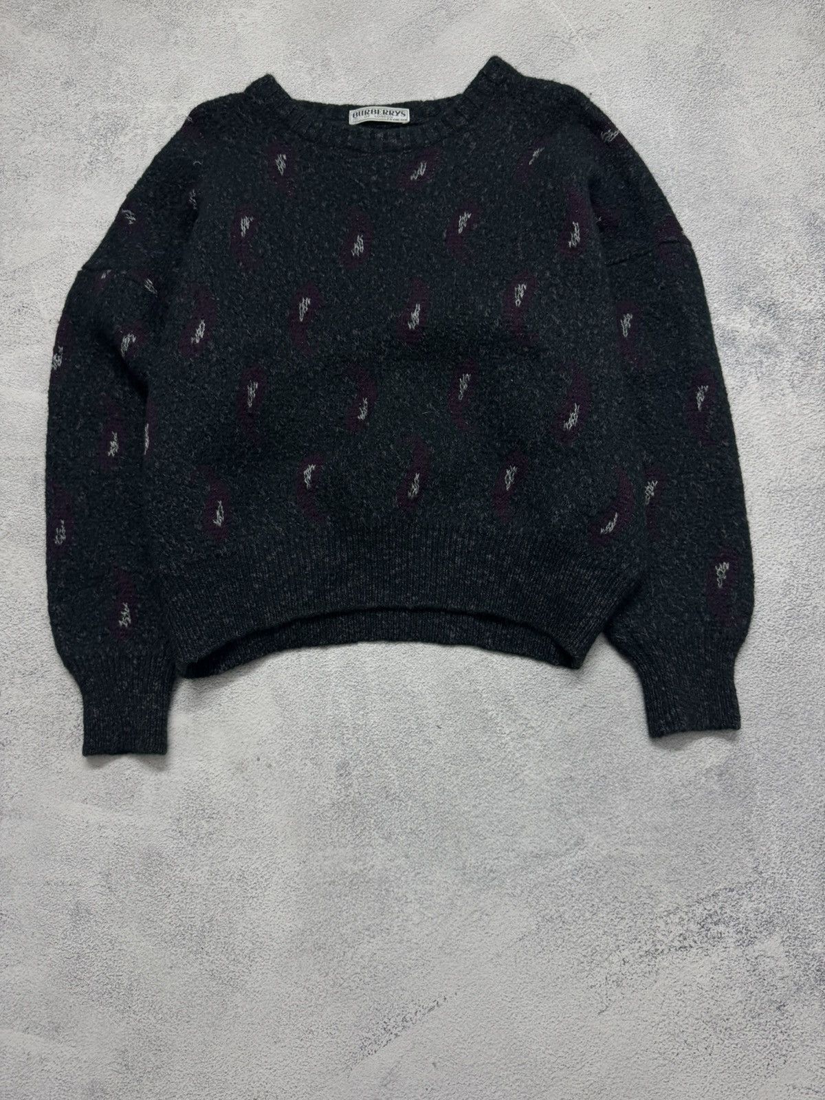 Burberry Vintage Luxury Burberrys Monogram Sweater Size S / US 4 / IT 40 - 7 Thumbnail