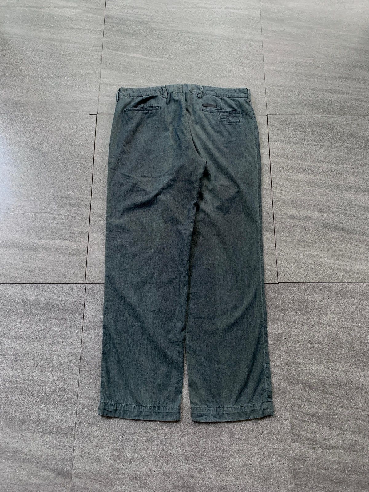 Prada FREE TAX! Washed Effect Loose Trousers Size US 33 - 4 Thumbnail