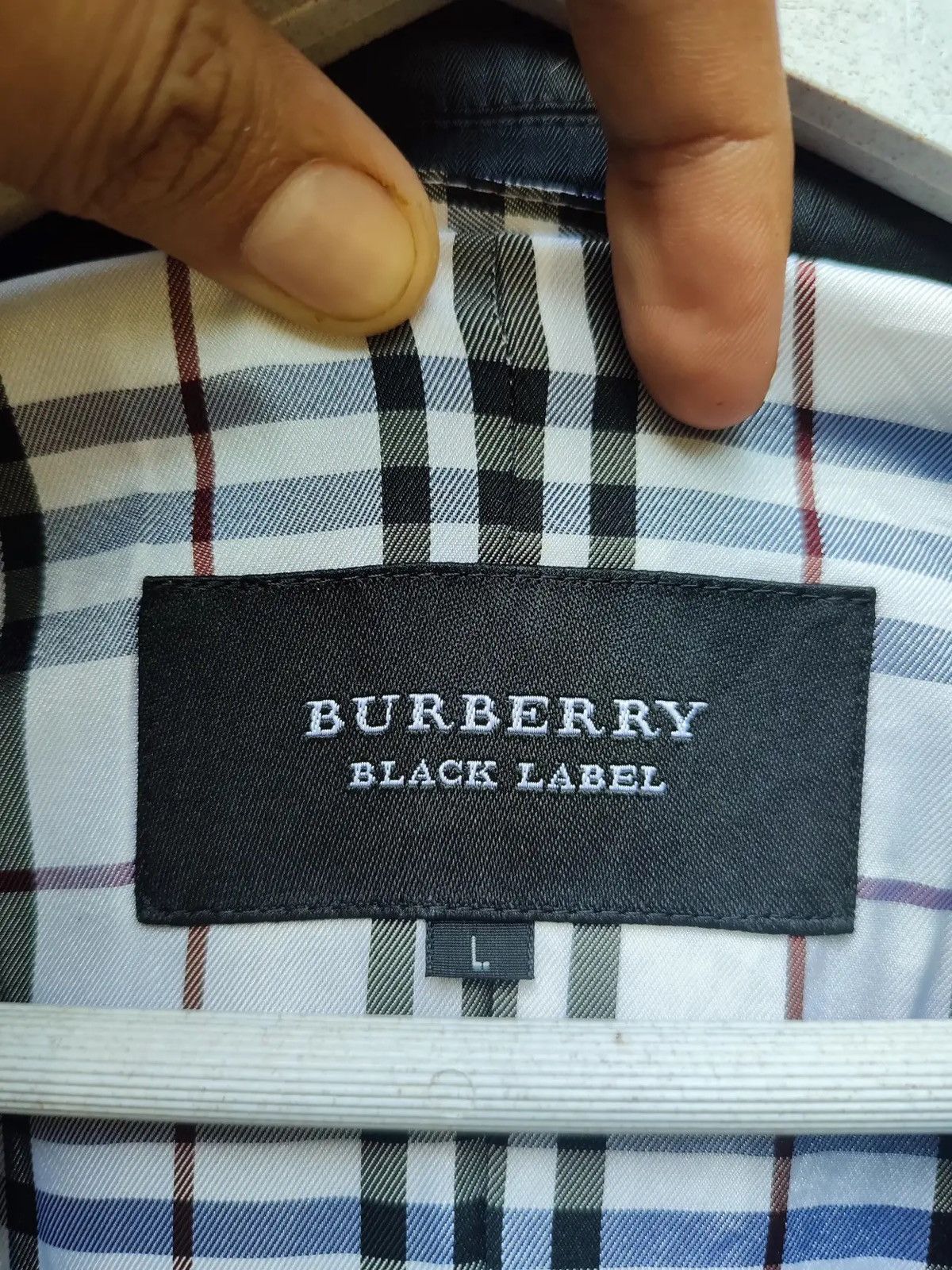 Burberry Burberry Black Label Single-Breasted Blazer – Charcoal Size 38R - 11 Thumbnail