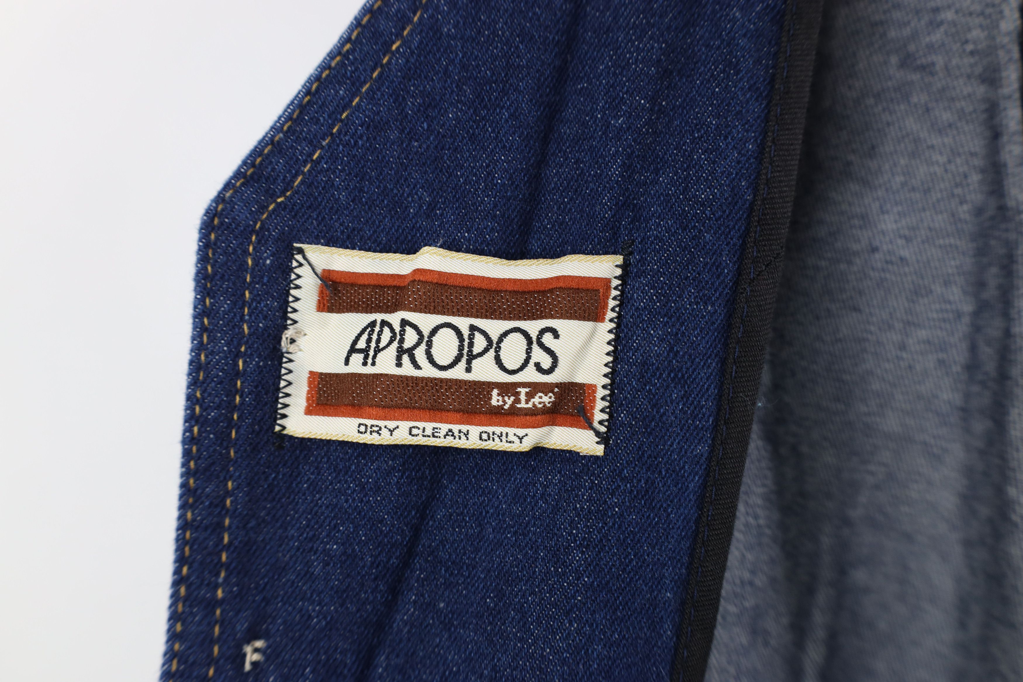 Lee × Vintage Vintage 60s 70s Lee Cowboy Denim Jean Vest Jacket Blue USA Size US L / EU 52-54 / 3 - 9 Thumbnail