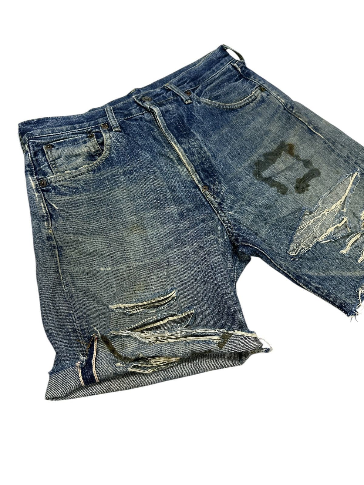 Levi's Distress Vintage Levis 702 Big E Buckle Back . Size US 32 / EU 48 - 9 Thumbnail