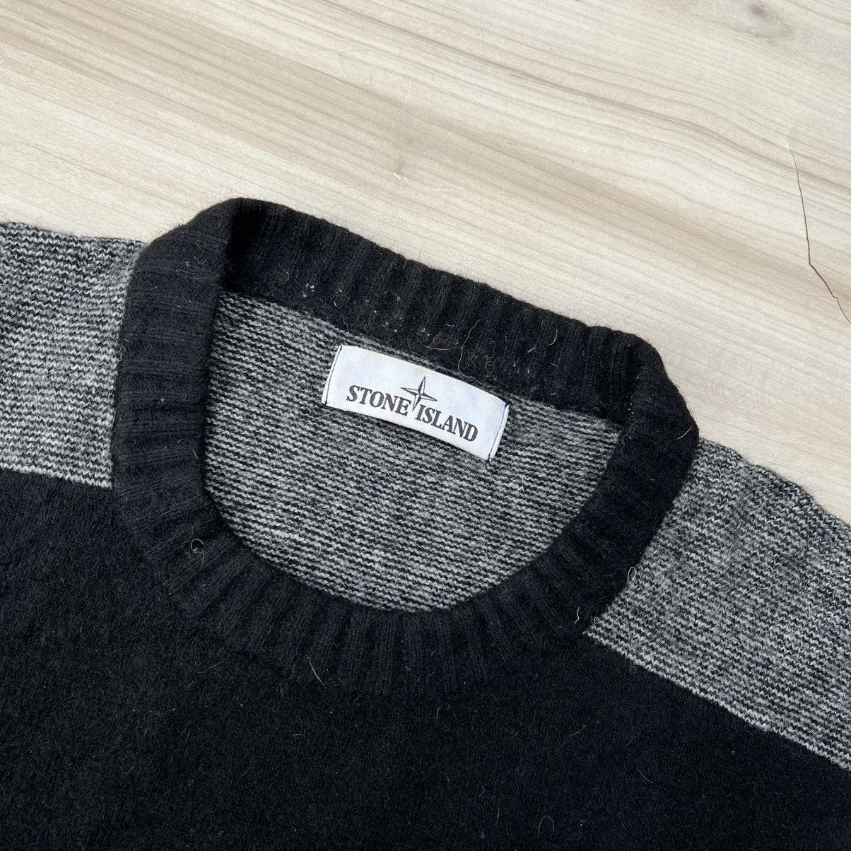 Stone Island Stone Island Multi Colour Block Soft Knit Crewneck Size US XXL / EU 58 / 5 - 3 Thumbnail