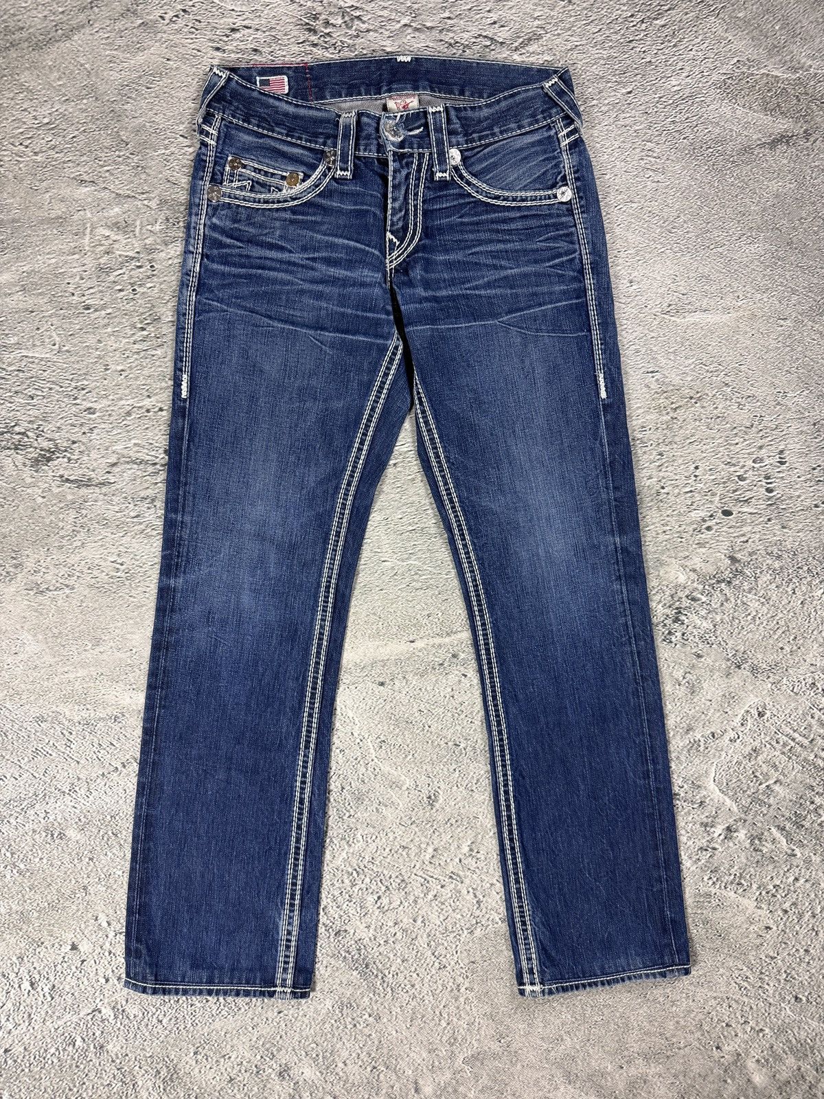 True Religion True Religion jeans vintage Bobby big QT denim straight Size US 29 - 6 Thumbnail