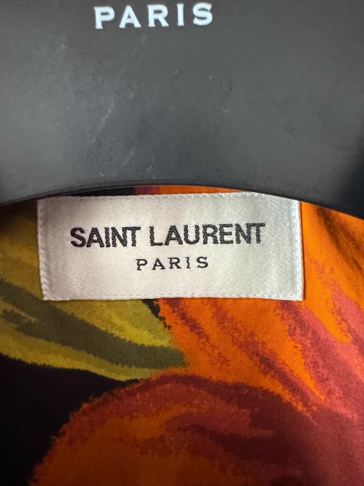 Saint Laurent Paris Saint Laurent Men's Floral Shirt Ｑ23 Size US M / EU 48-50 / 2 - 3 Thumbnail